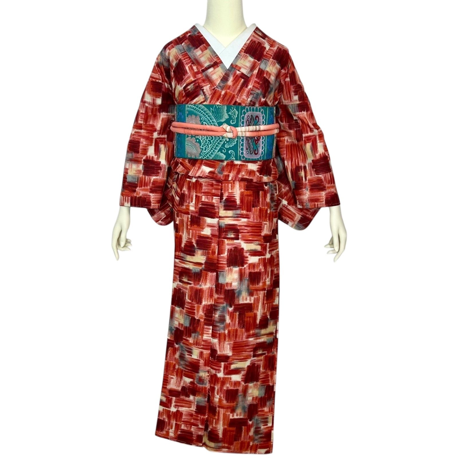 銘仙 アンティーク着物 レトロ着物 - メルカリ