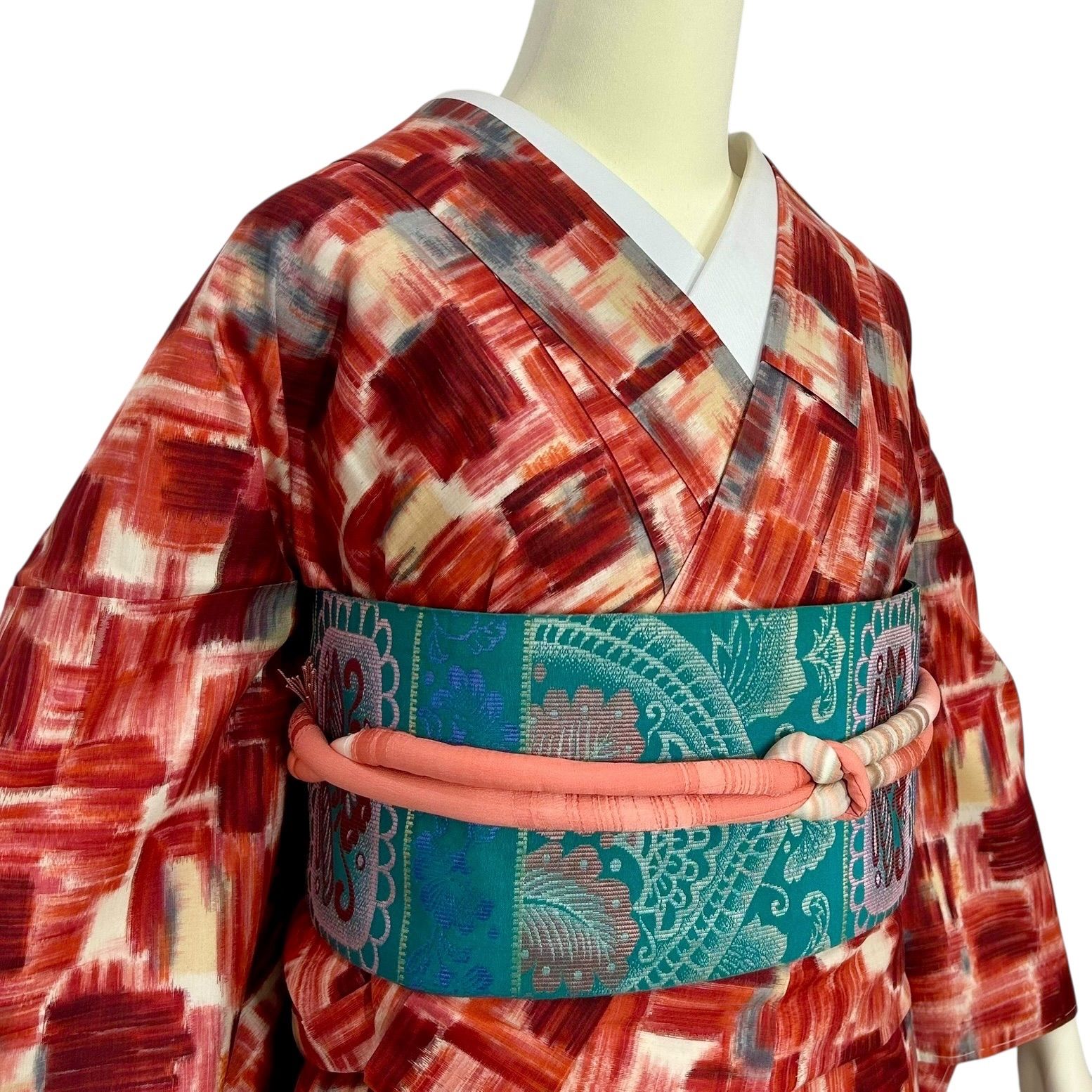 銘仙 アンティーク着物 レトロ着物 - メルカリ