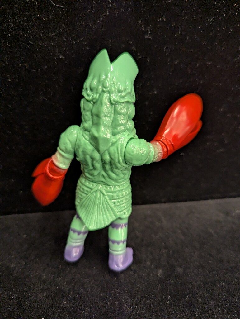 バルタン星人　MAXTOY　円谷プロ　ミニソフビ怪獣倉庫シリーズ MAXTOY ミニソフビ怪獣倉庫シリーズ 円谷プロ バルタン星人 黄緑成型