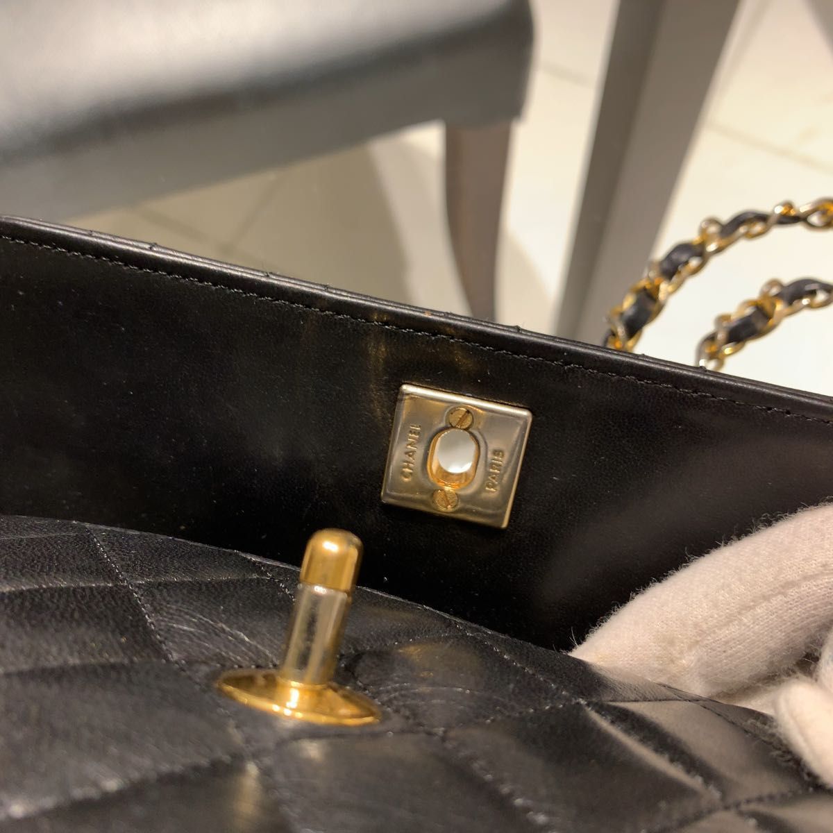 ◎本物 美品 CHANEL シャネル ミニマトラッセ ターンロック ショルダー