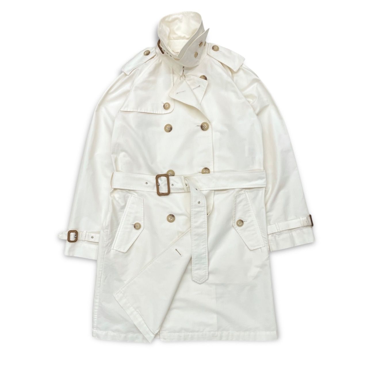 90s ralph lauren trench coat ラルフローレン トレンチコート 白