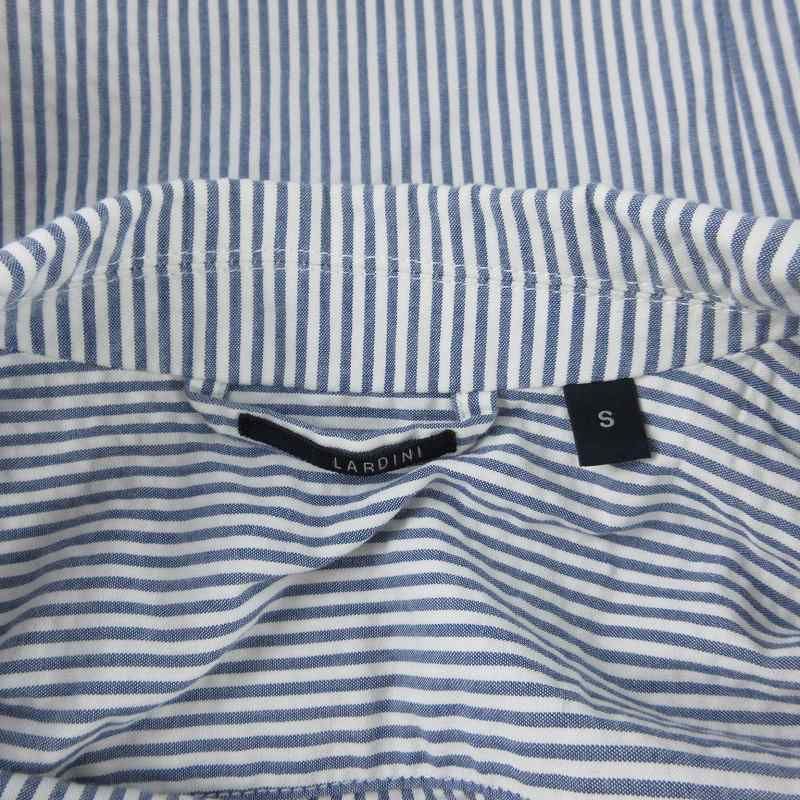 【中古】ラルディーニ LARDINI JVAMAJ テーラードジャケット ブレザー シングル ストライプ S 青 ブルー 1303 /EE ラルディーニ LARDINI JVAMAJ テーラードジャケット ブレザー シングル