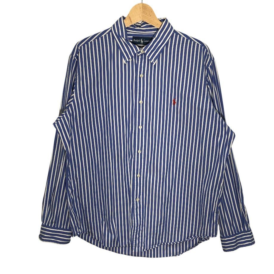 Ralph Lauren ラルフローレン CUSTOM FIT ストライプシャツ 長袖