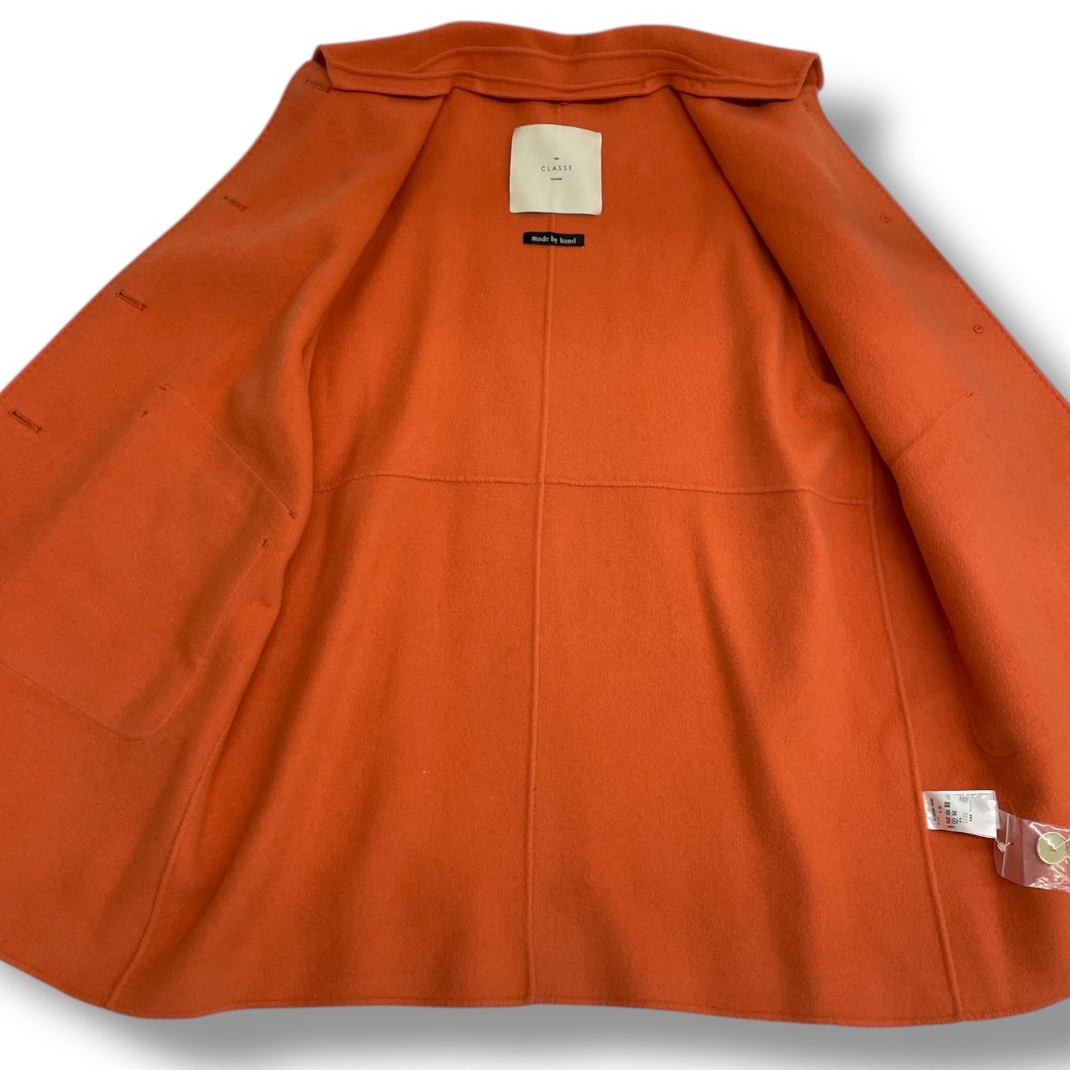 DoCLASSE ドゥクラッセ カシミヤ混ウールリバー 2WAYミドルコート