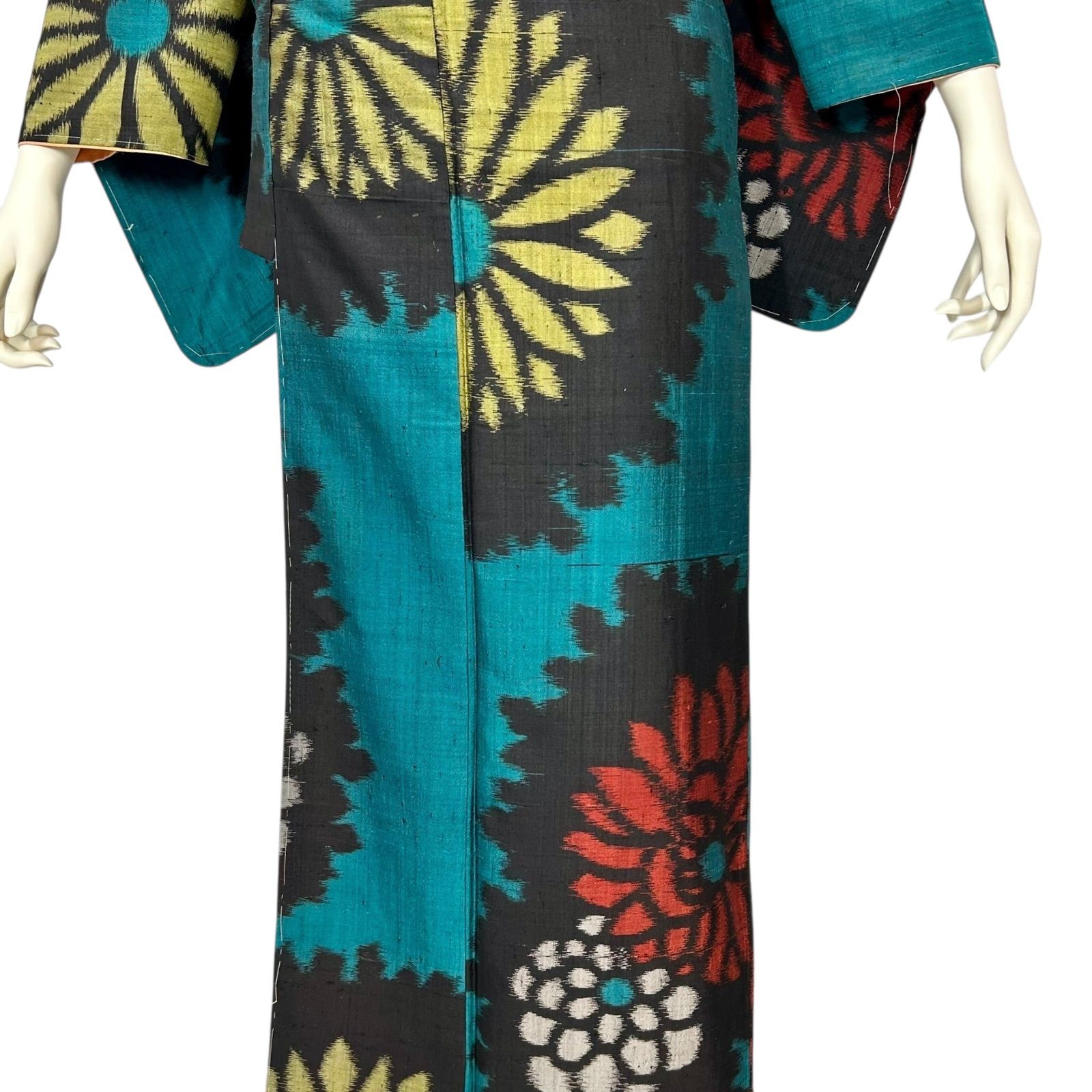 銘仙 アンティーク着物 レトロ着物 - メルカリ