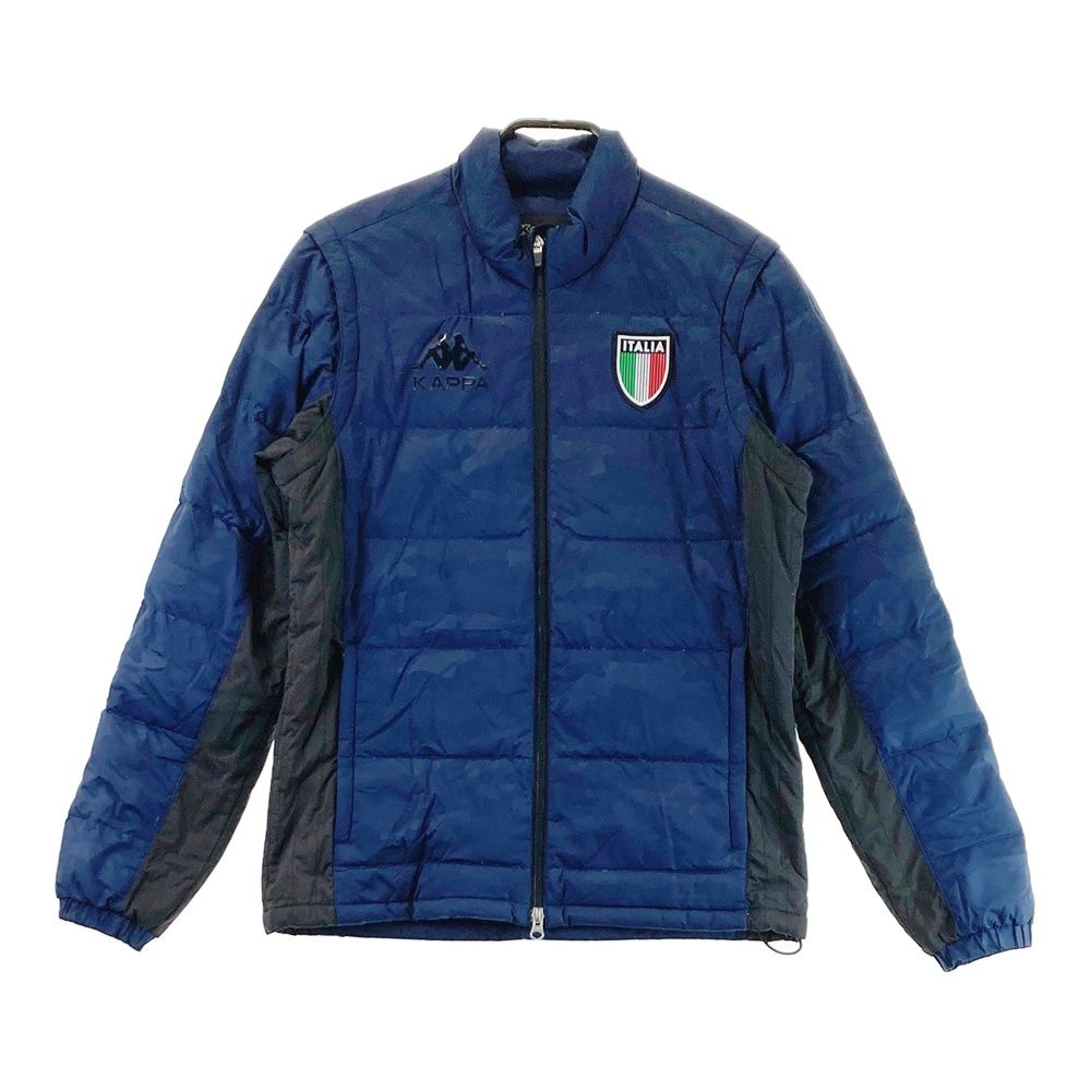 て*ち様 Kappa/カッパ ゴルフ ２ＷＡＹジャケット【ブルー/M】超美品！ サイズ：M KAPPA GOLF カッパゴルフ 2WAY ダウンジャケット カモフラ