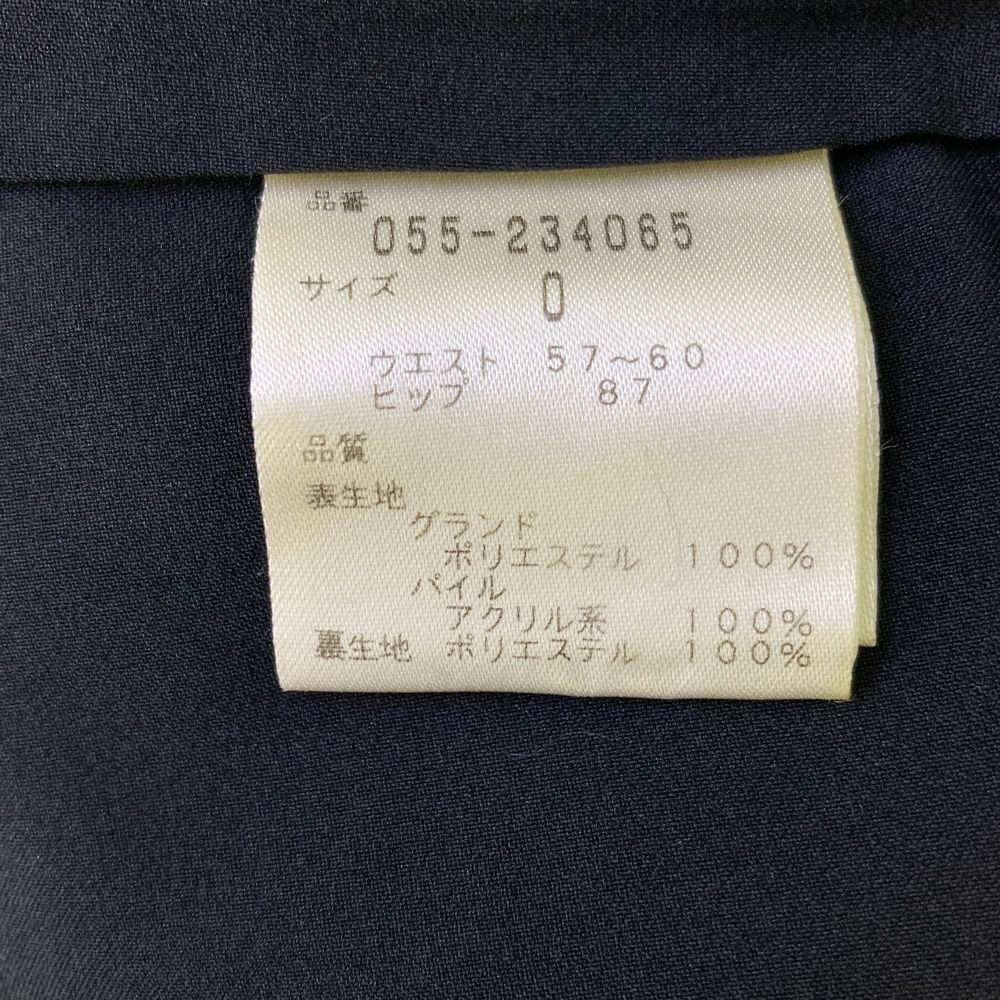 サイズ：0 PEARLY GATES パーリーゲイツ インナー付 ボア フレア