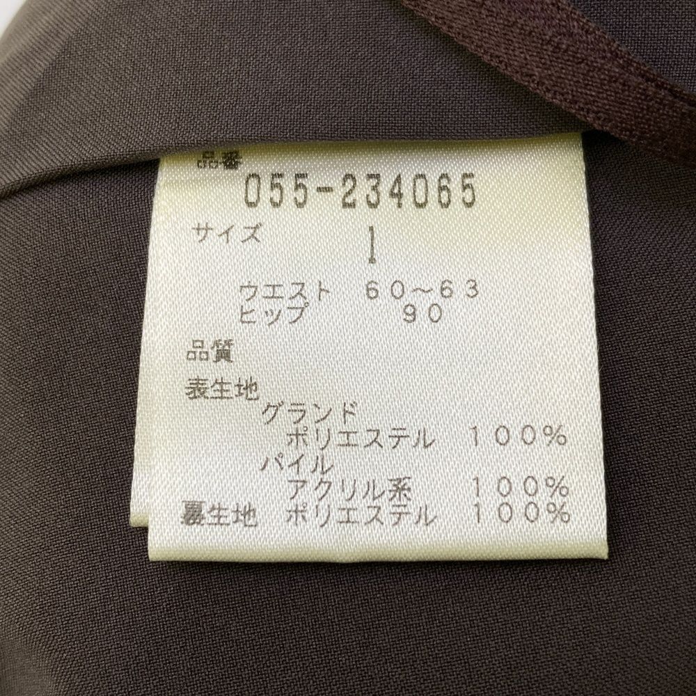 サイズ：1 PEARLY GATES パーリーゲイツ インナー付 ボア フレア