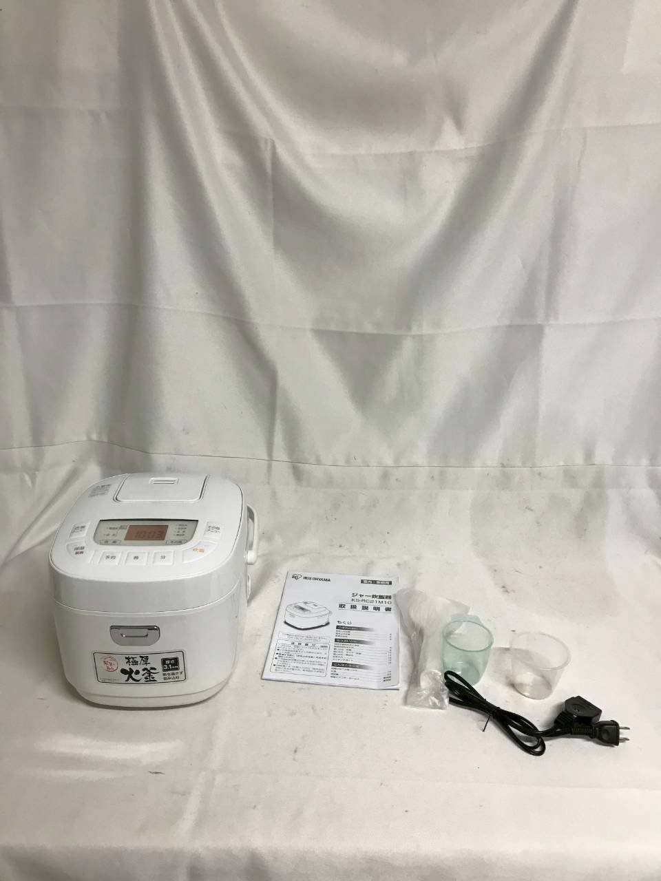 北見市発】アイリスオーヤマ IRISOHYAMA ジャー炊飯器 KS-RC21M10-W 
