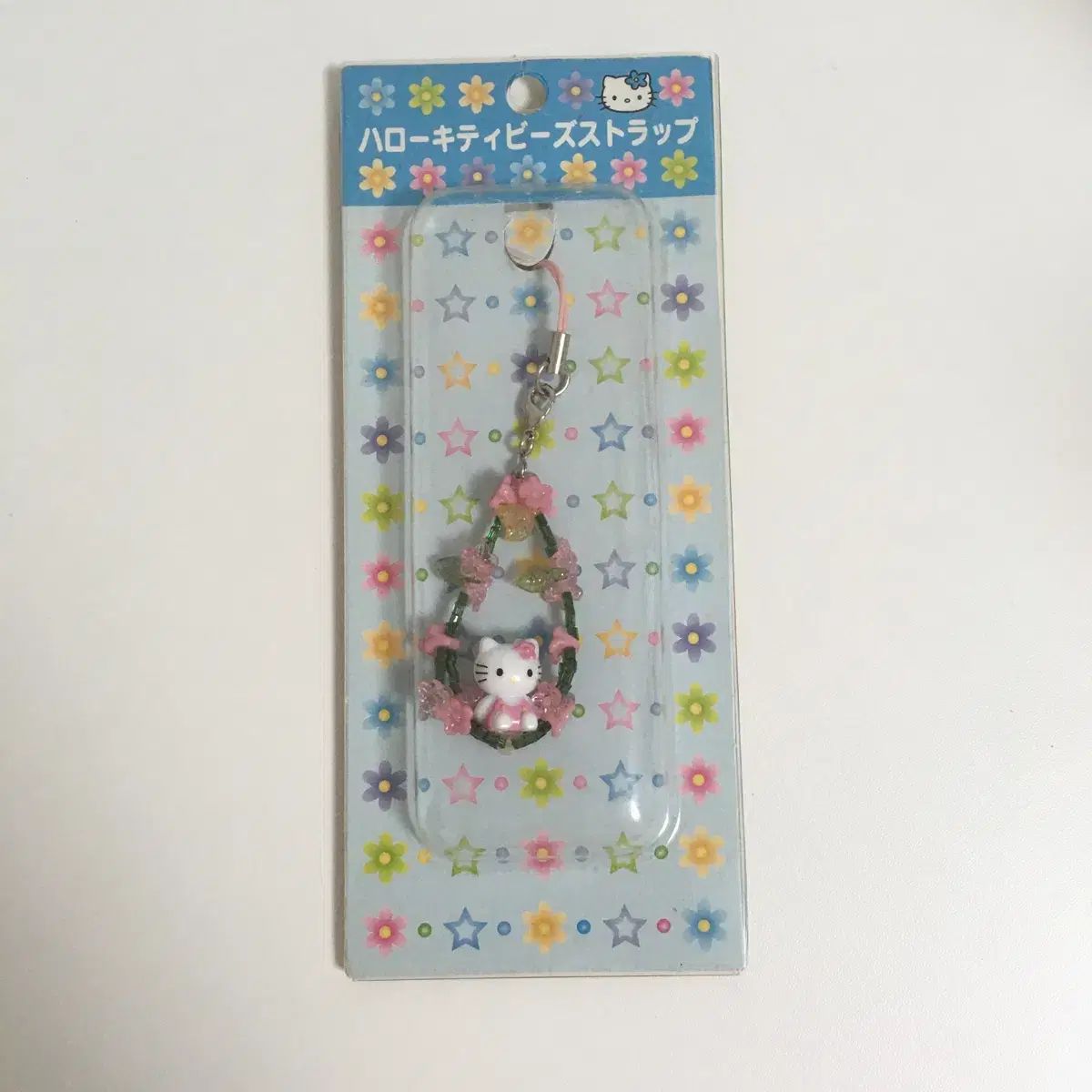 ハローキティ カオハナ 花 ビーズ ストラップ - メルカリ