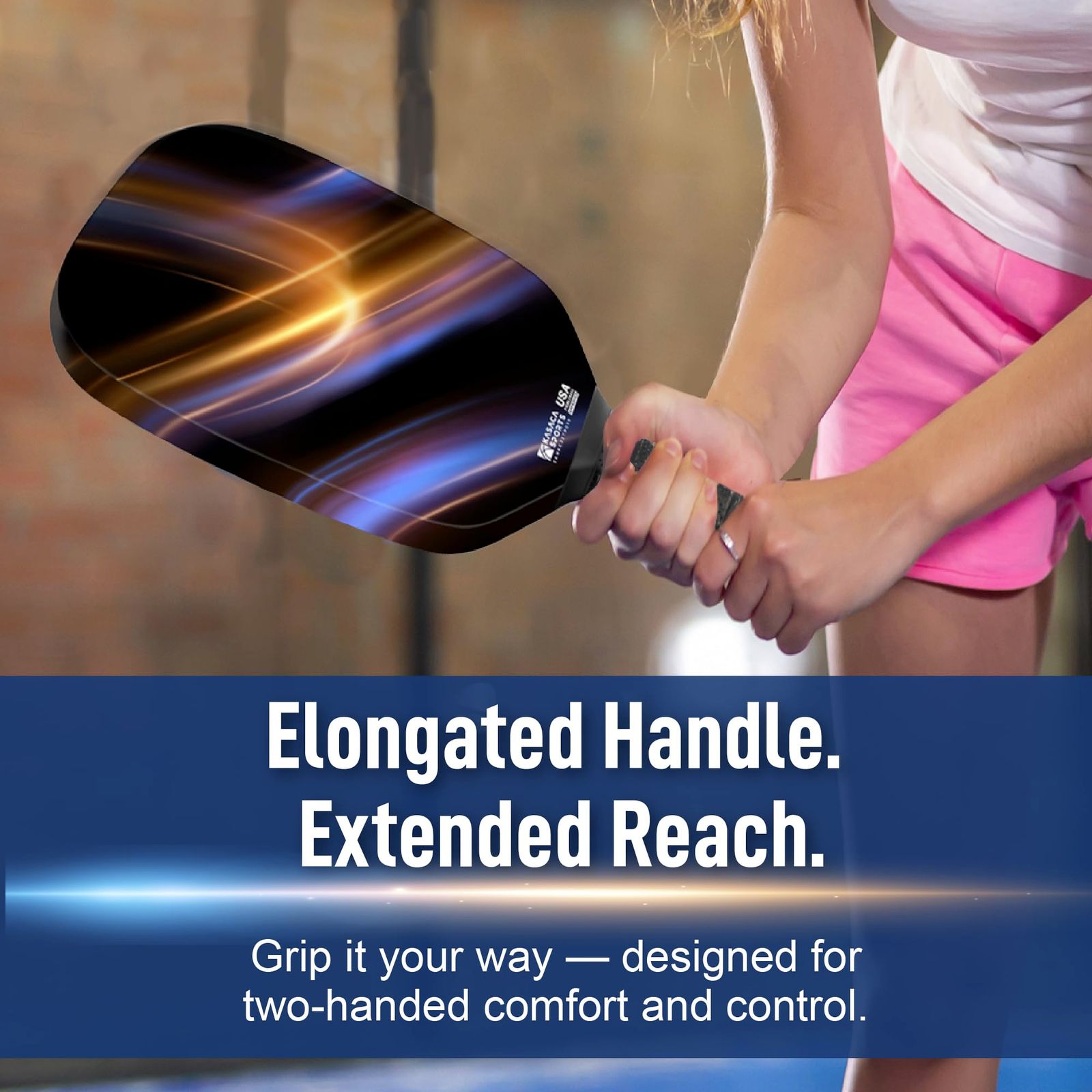 KASACA ピックルボールパドル Cosmic Ray エッジレスピックルボールパドル