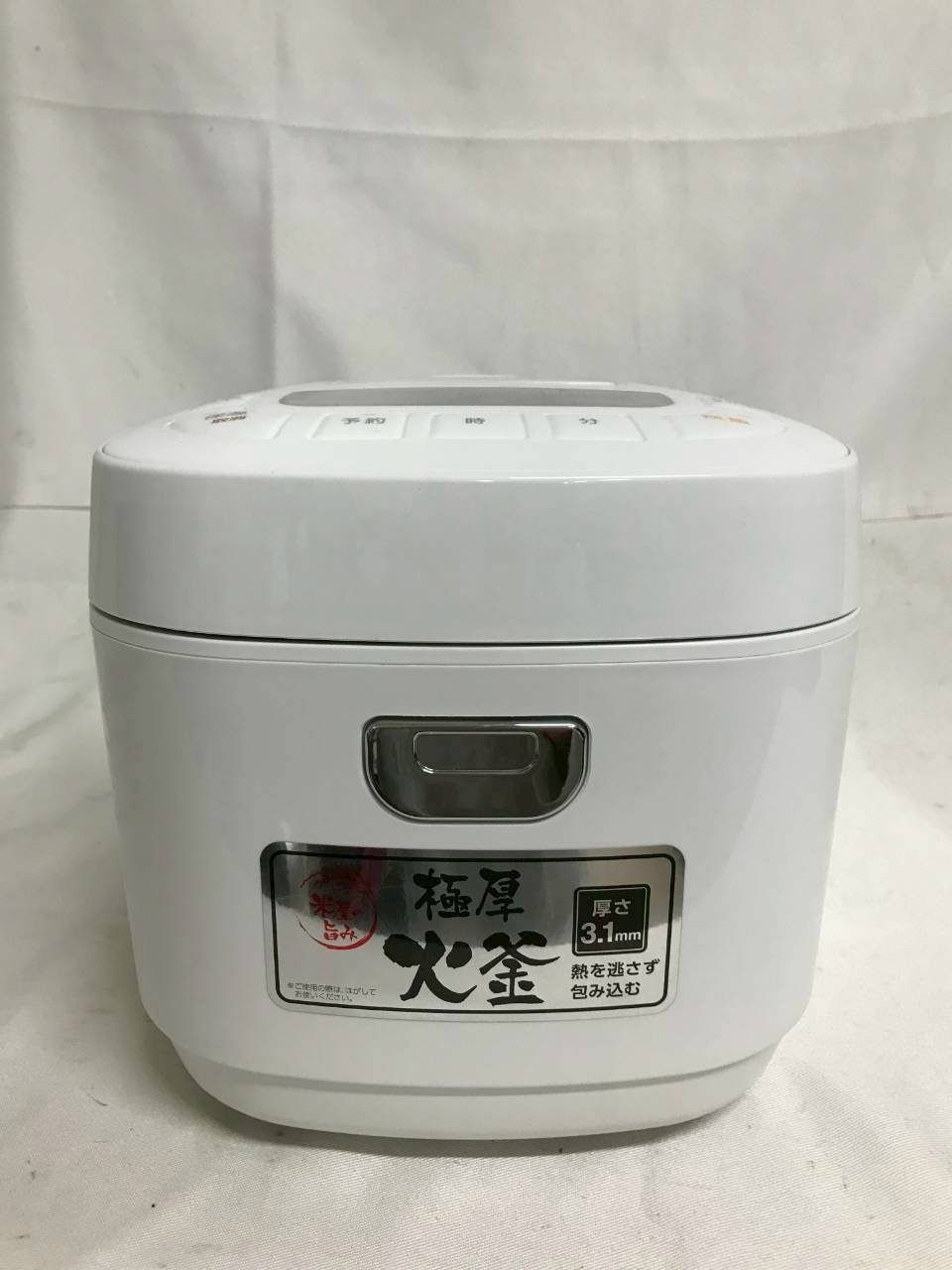 【北見市発】アイリスオーヤマ IRISOHYAMA ジャー炊飯器 KS-RC21M10-W 2023年製 5.5合炊き 白 一人暮らし 新生活 (E4031shtYM) 25522-1.jpg