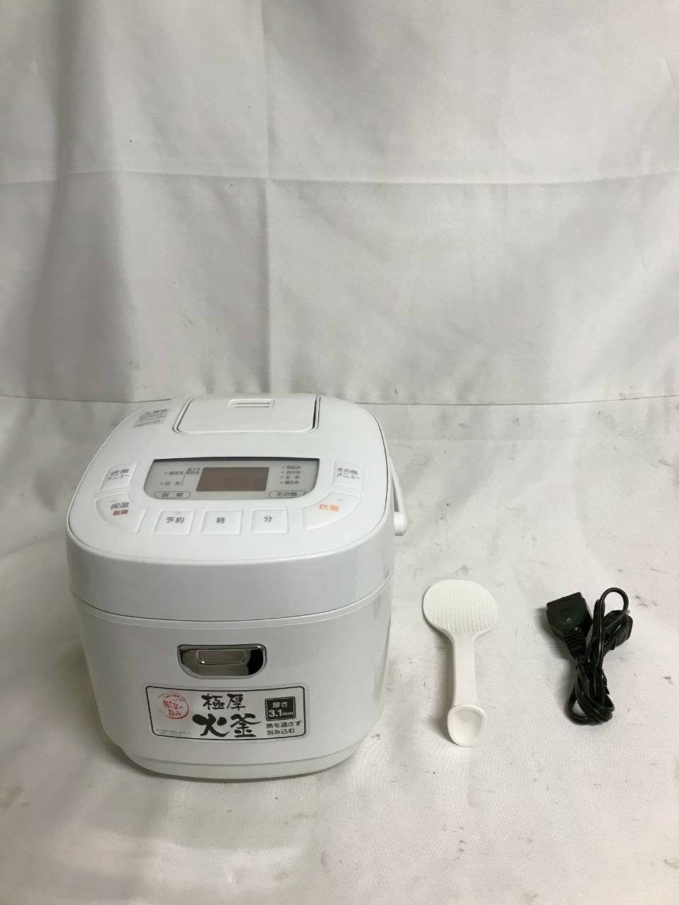 【北見市発】アイリスオーヤマ IRISOHYAMA ジャー炊飯器 KS-RC21M10-W 2023年製 5.5合炊き 白 一人暮らし 新生活 (E4031shtYM) 北見市発】アイリスオーヤマ IRISOHYAMA ジャー炊飯器 KS-RC21M10-W