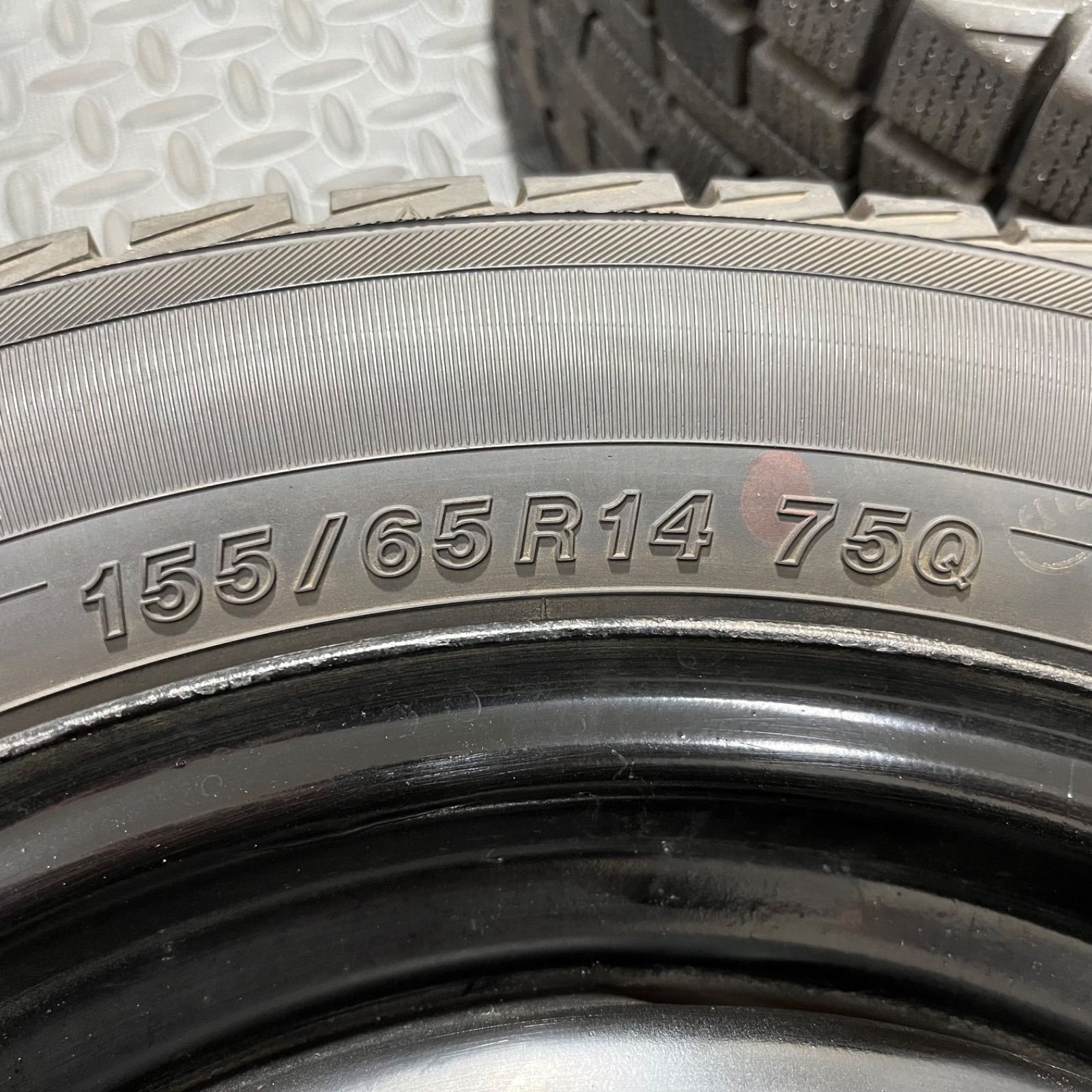 20年製 155/65R14 イエローハットPB プラクティバアイス スバル ステラ