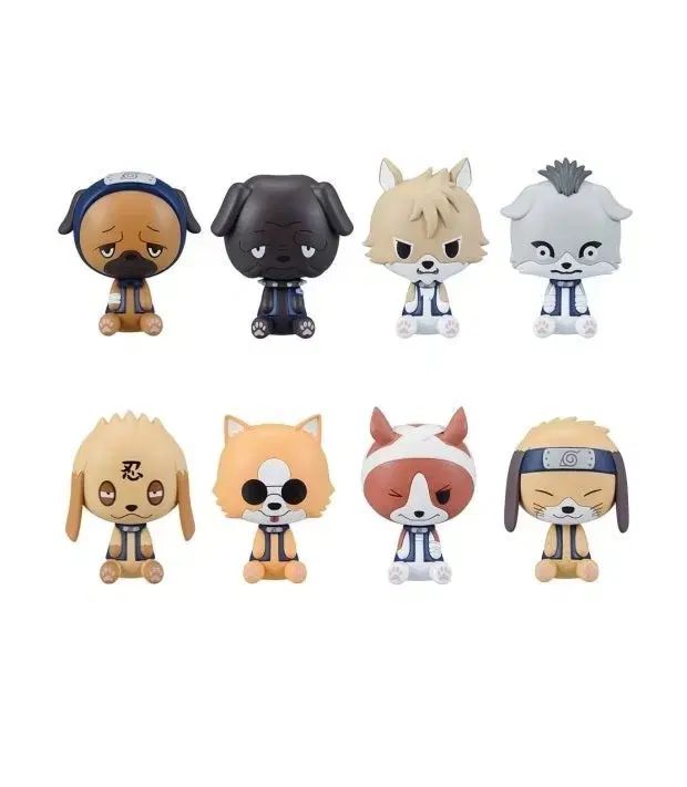 一番くじNARUTO-ナルトラストワン・B賞＋E賞 忍犬ちょこのっこセット まとめ出品) NARUTO -ナルト- 一番くじ E賞 忍犬ちょこのっこ 8種