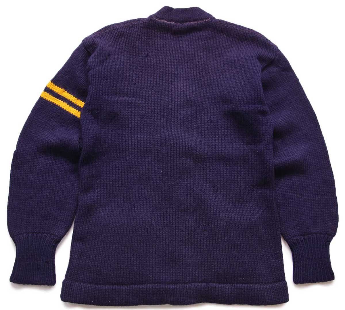 ひろ　50s　ヴィンテージ　レタード　カーディガン　インディゴカラー ひろ 50s ヴィンテージ レタード カーディガン インディゴカラー ひろ