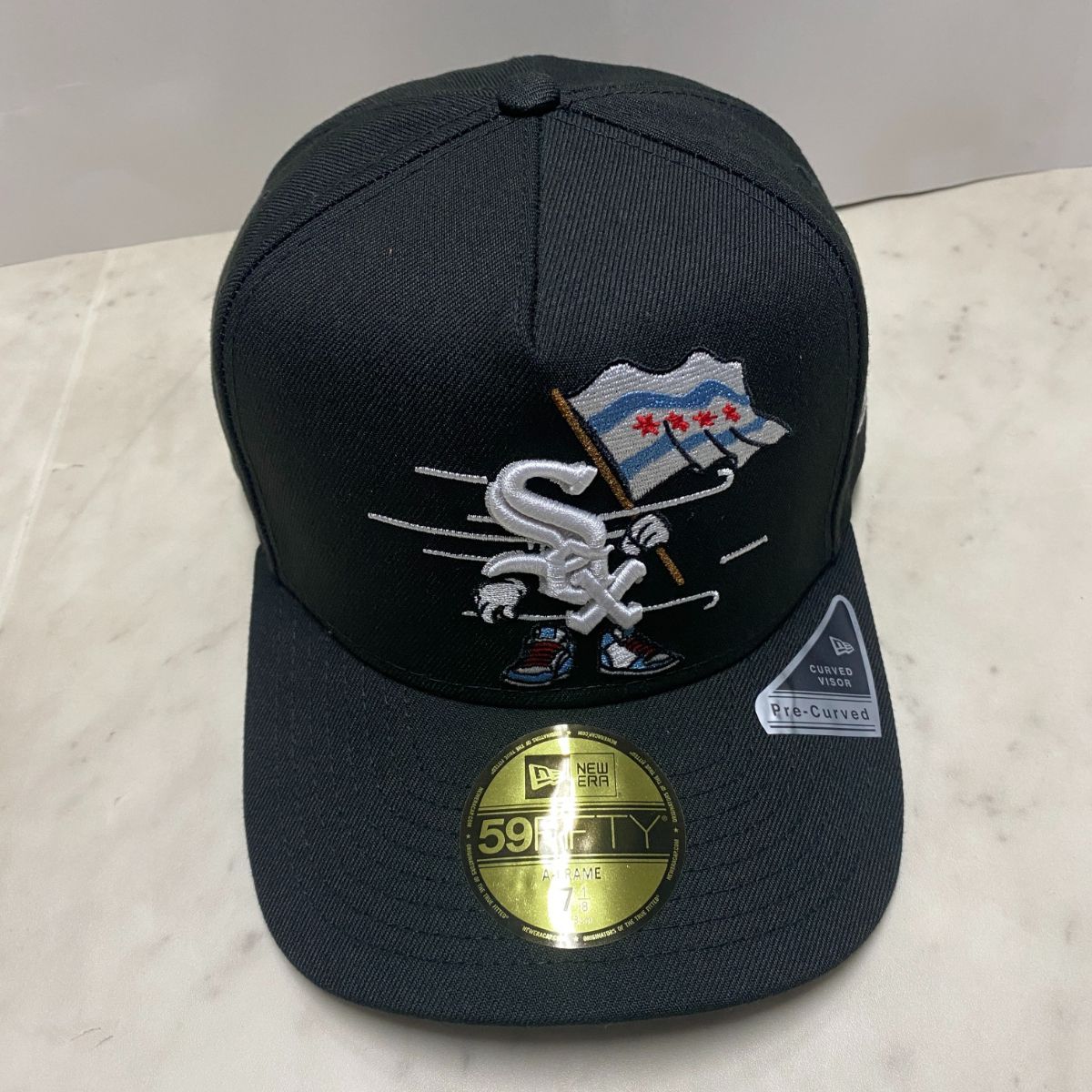 海外限定 NEWERA ニューエラ 59FIFTY Aフレーム Whitesox シカゴ