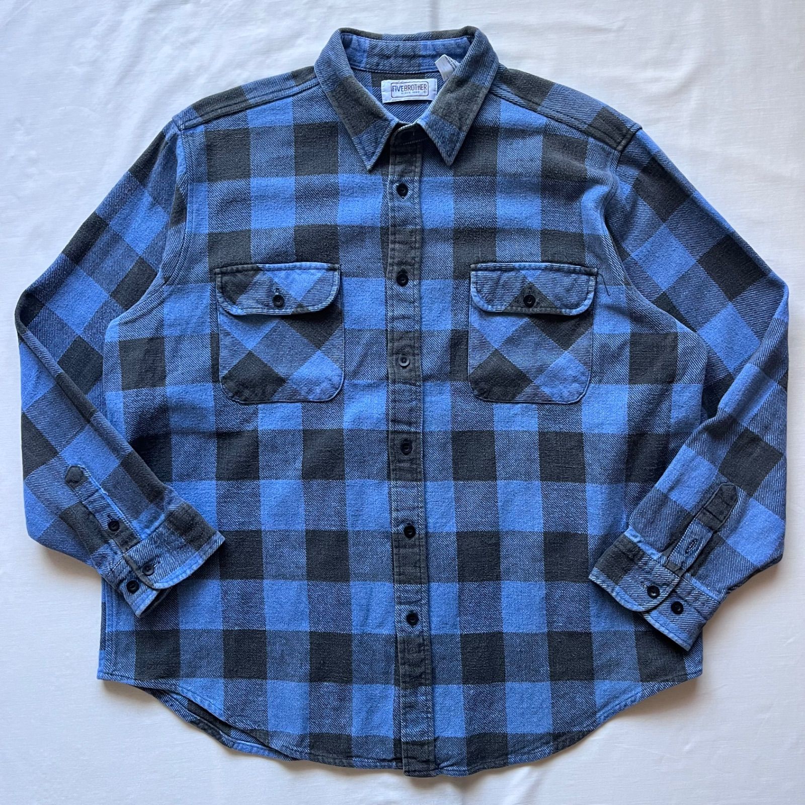fivebrother ファイブブラザー 長袖シャツ ネルシャツ ヘビネル