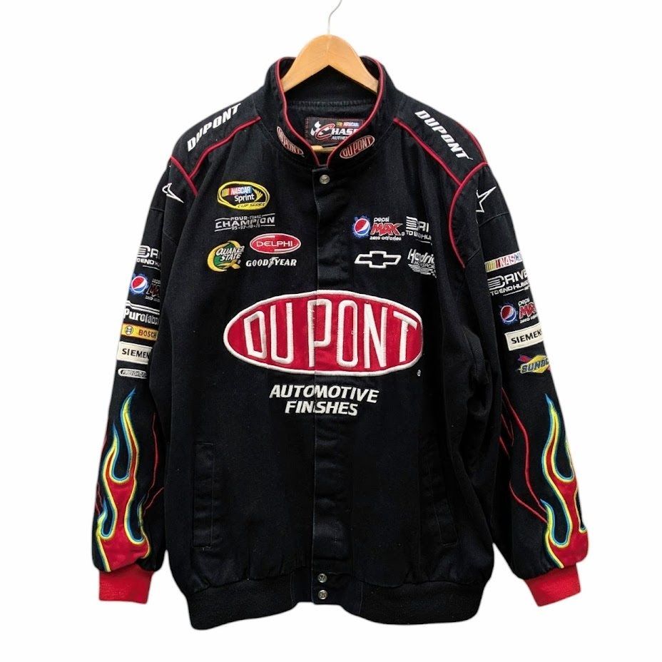 90s 00s CHASE AUTHENTICS DUPONT フレイムパターン レーシング