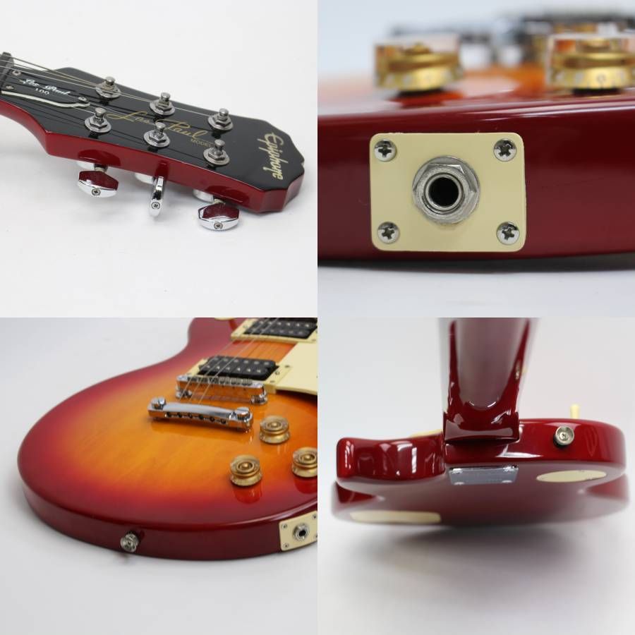 Epiphone Les Paul 100 エレキギター サンバースト IS692)【美品】Epiphone Les Paul 100 チェリーサンバースト エレキ