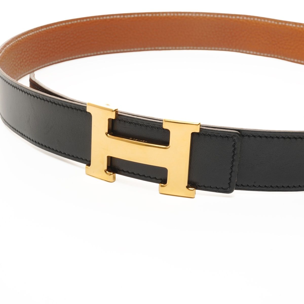  HERMES エルメス ベルト ◻︎G 刻印 コンスタンス 2003年 リバーシブル 85 ベルト 小物
