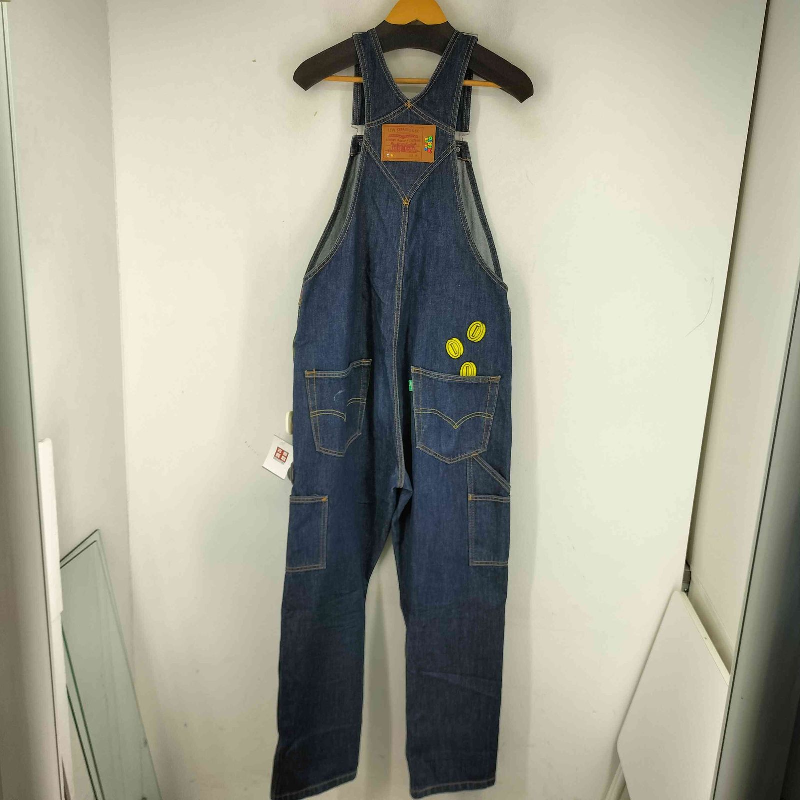リーバイス Levis デニムオーバーオール メンズ 表記無