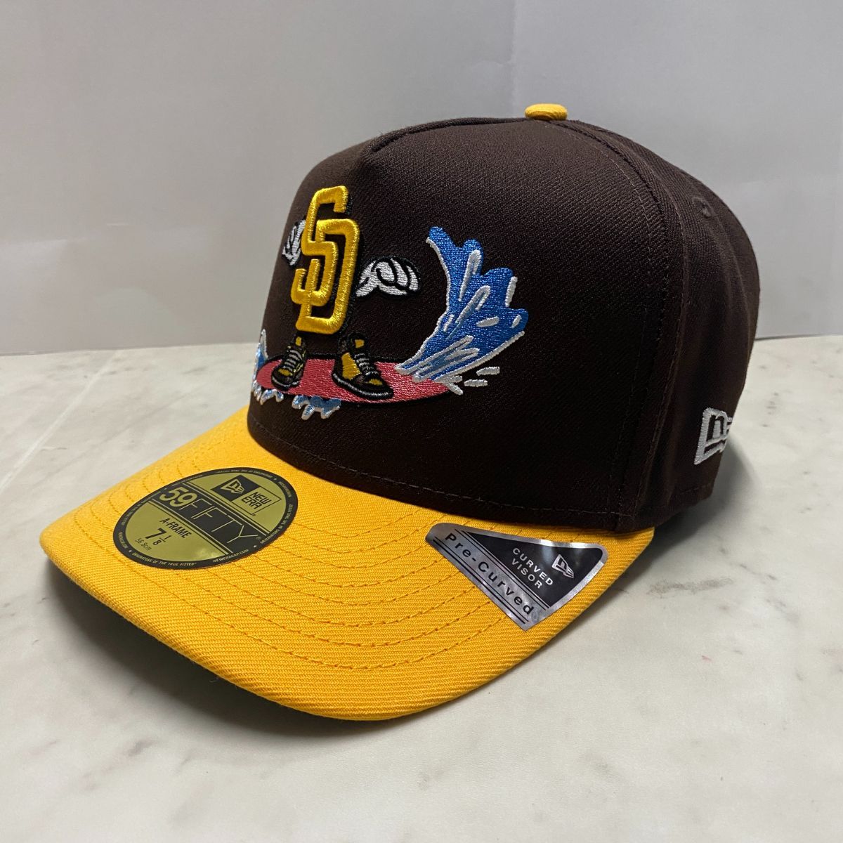 海外限定 NEWERA ニューエラ 59FIFTY Aフレーム SD Padres