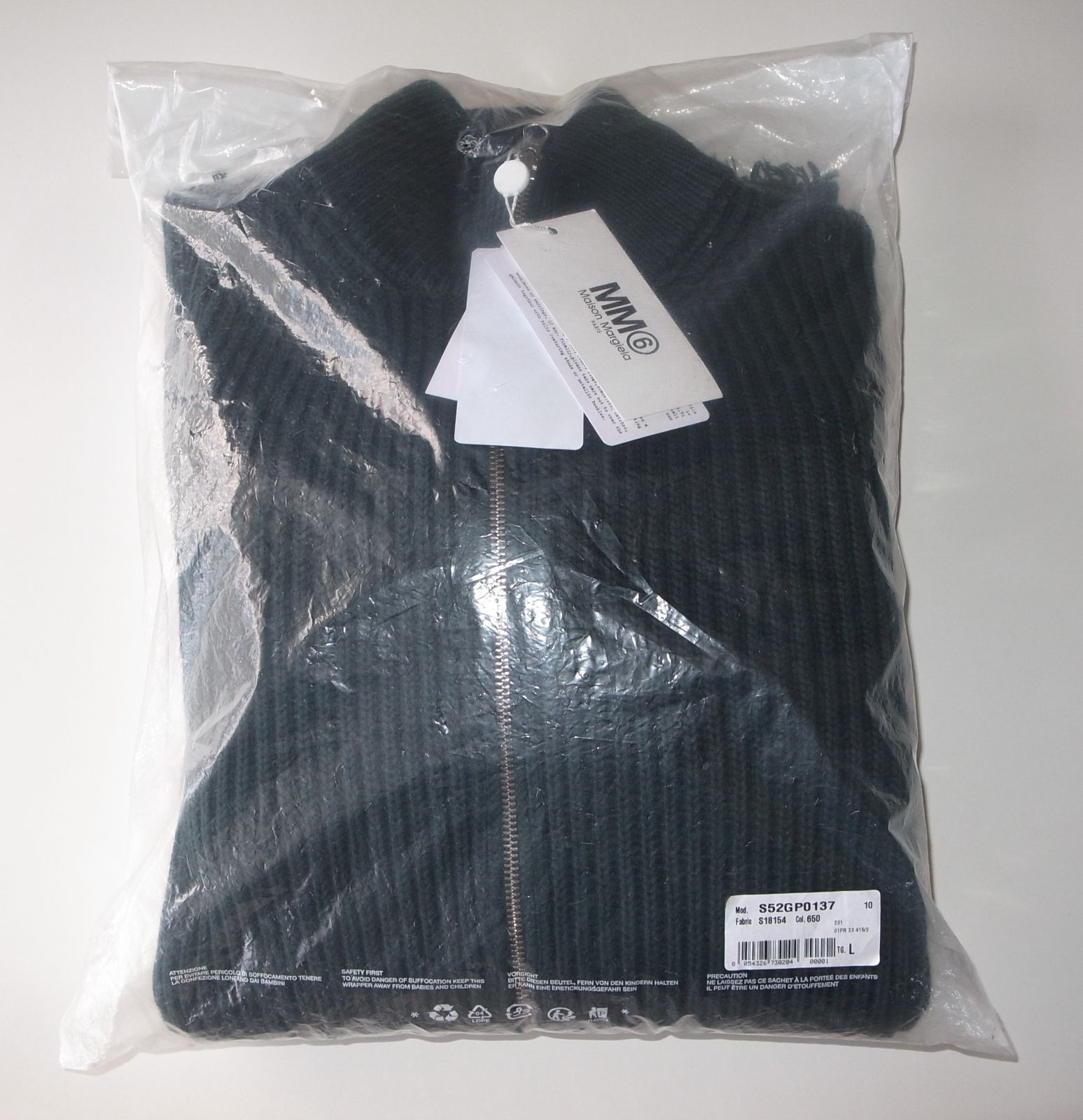 MM6 Maison Margiela drivers knit ダメージ ドライバーズニット sizeL