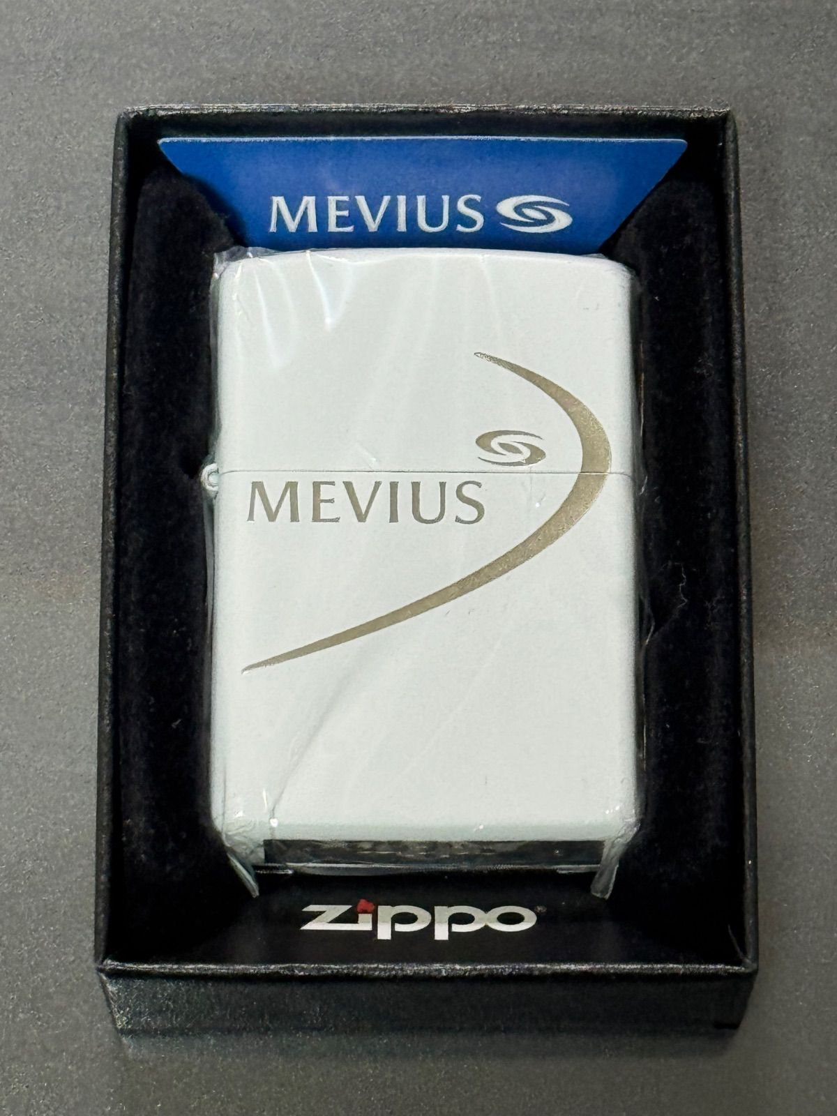 zippo メビウス ホワイト 限定品 MEVIUS White 2016年製 MILD SEVEN
