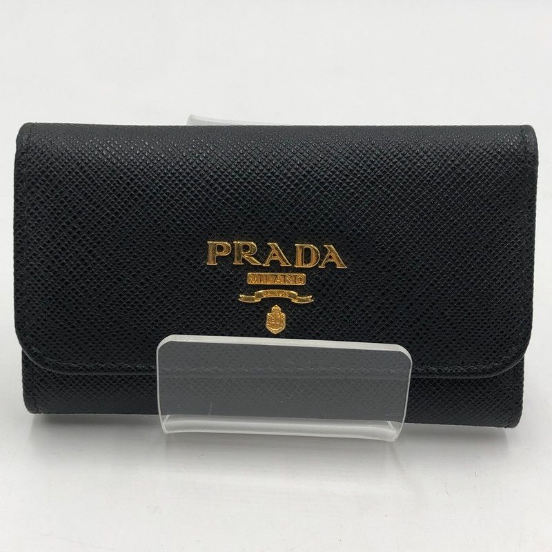 品】PRADA プラダ サフィアーノレザー 6連キーケース 1PG222 財布 キー