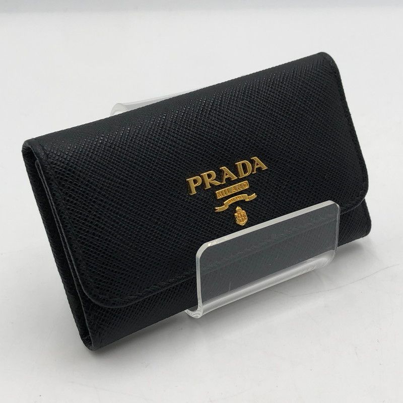 品】PRADA プラダ サフィアーノレザー 6連キーケース 1PG222 財布 キー