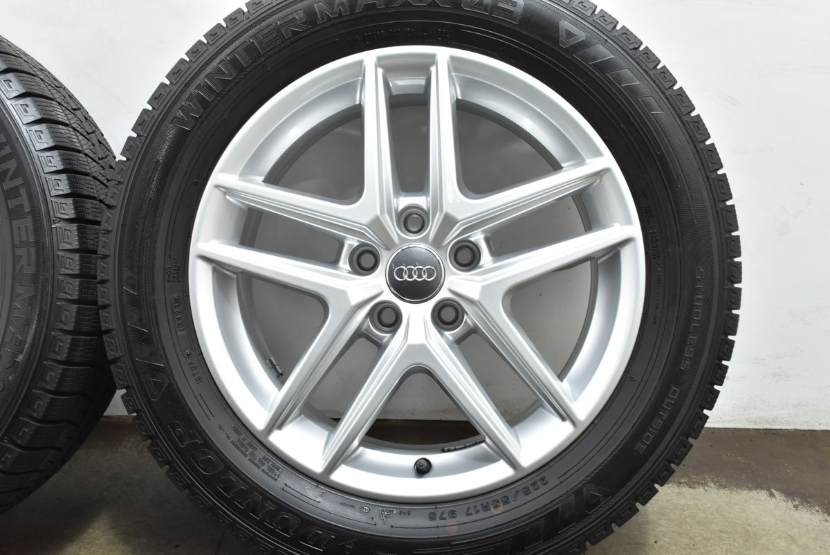 バリ溝】アウディ A4 オールロードクワトロ 純正 17in 6.5J +28 PCD112