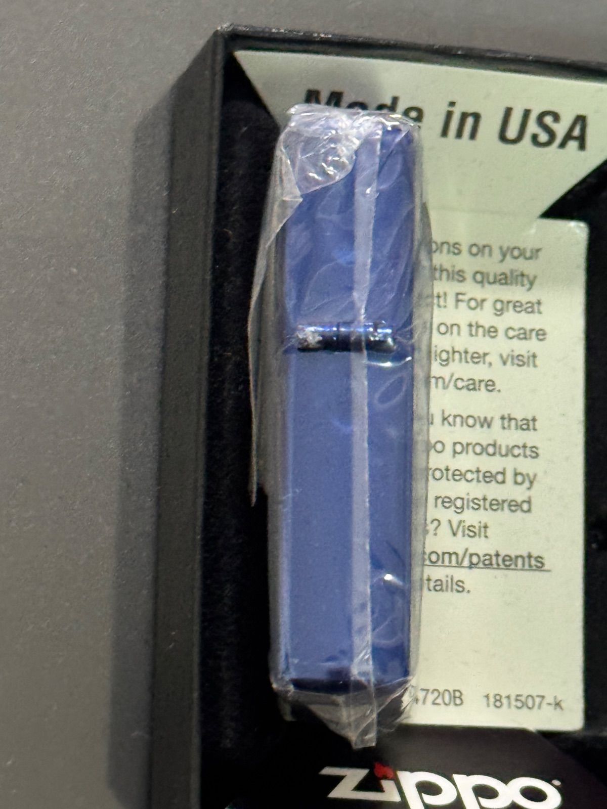 zippo MEVIUS BLUE 限定品 懸賞品 メビウス 2020年製 当選品 MILD