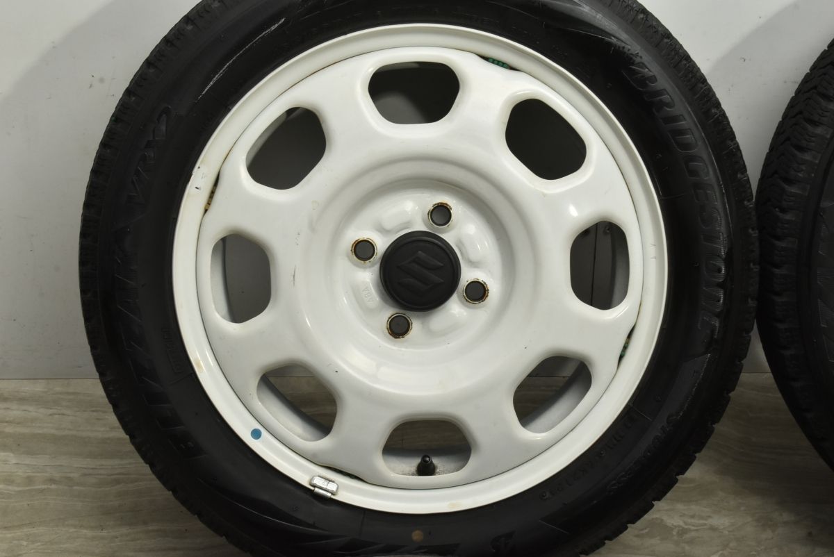 バリ溝】スズキ ハスラー 純正 15in 4.5J +45 PCD100 ブリヂストン