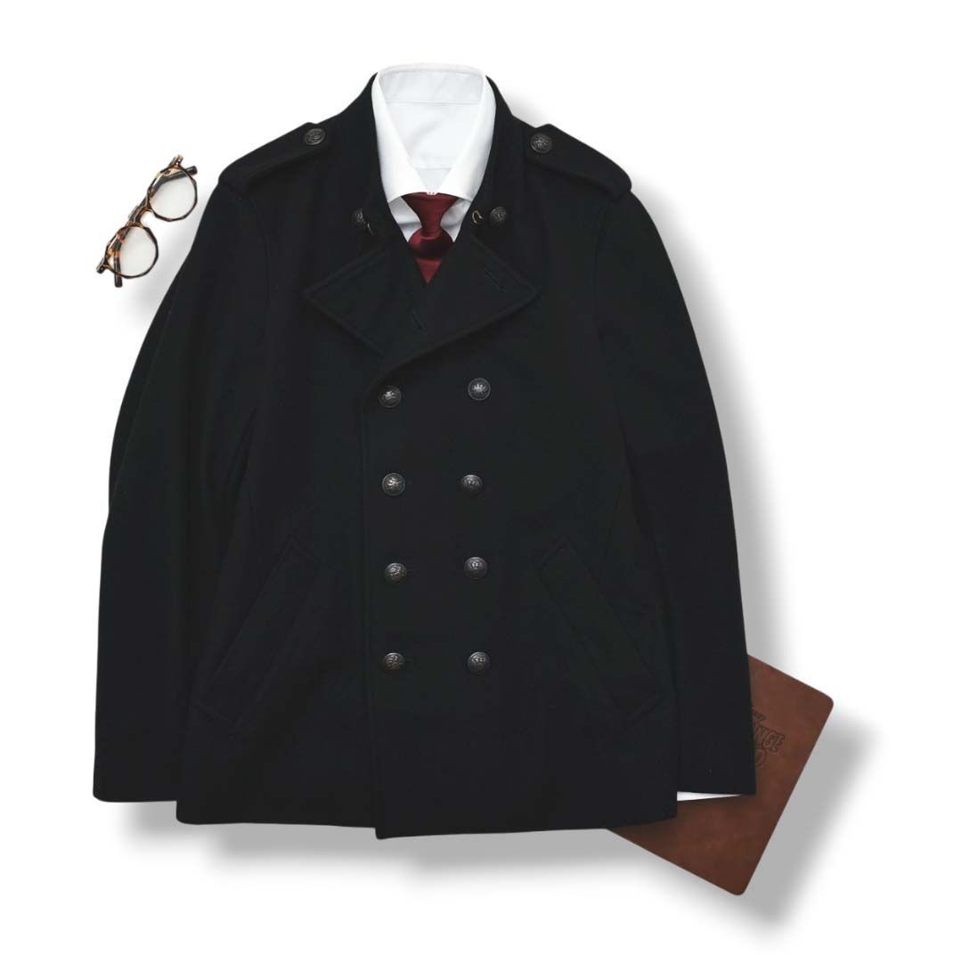 ポールスミス PS Paul Smith ウール カシミヤ Pコート M 黒 【公式通販】