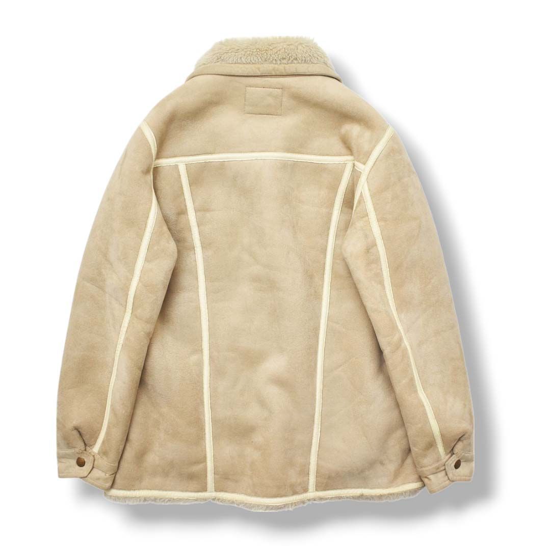 ラングラー Wrangler ムートン ランチ コート ボアジャン M ベージュ
