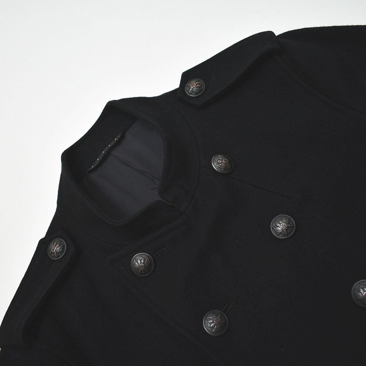 ポールスミス PS Paul Smith ウール カシミヤ Pコート M 黒 【公式通販】