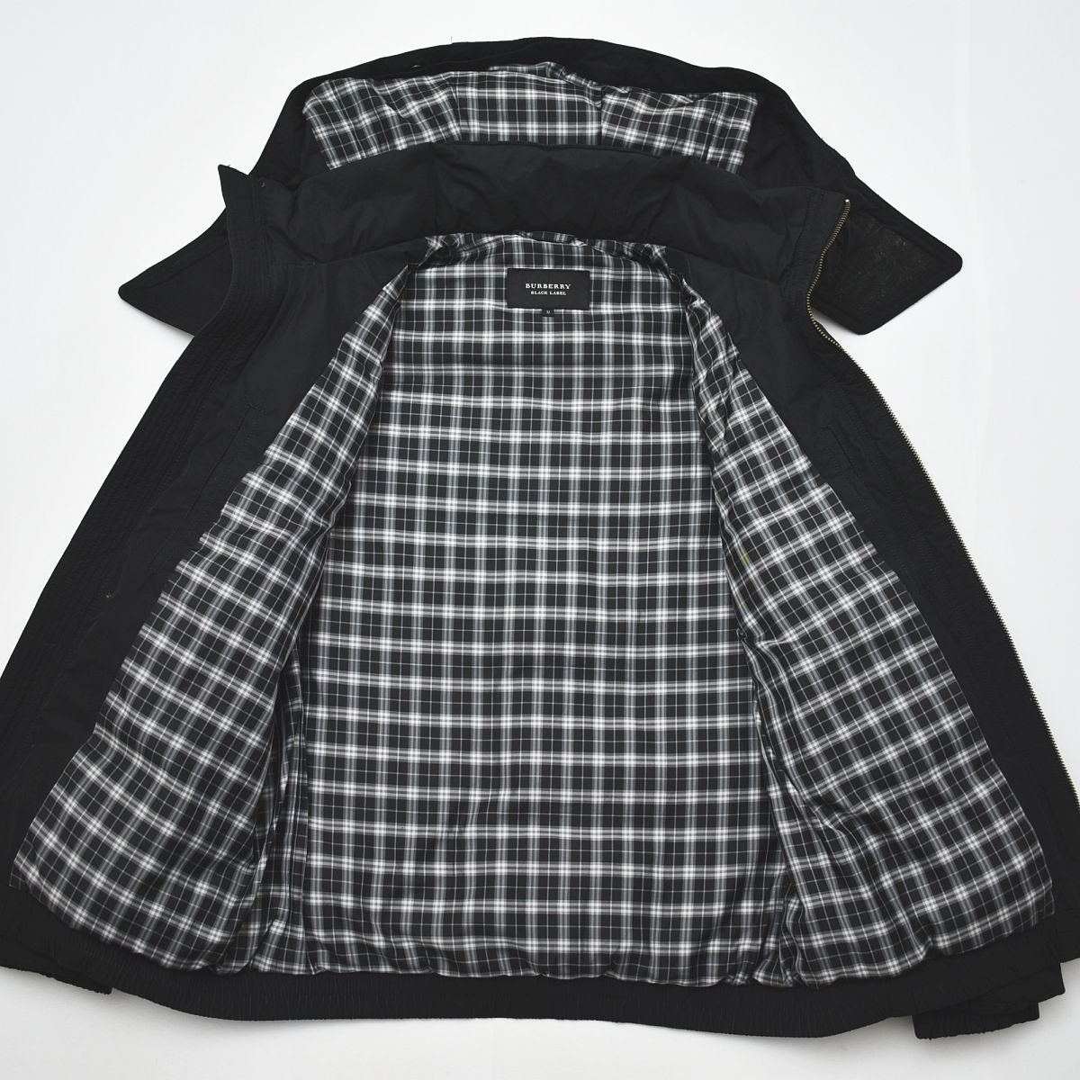 2Way】バーバリーブラックレーベル フード付き ダウンジャケットベスト