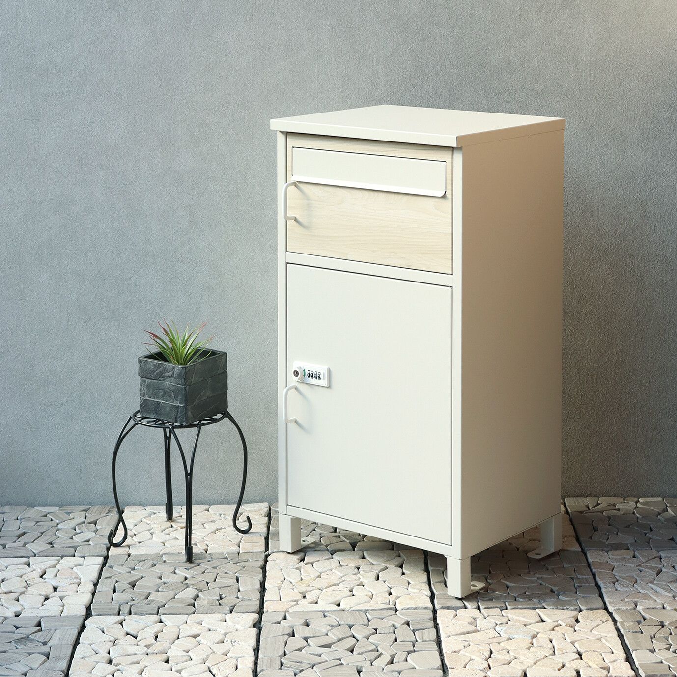 宅配ボックス付ポスト