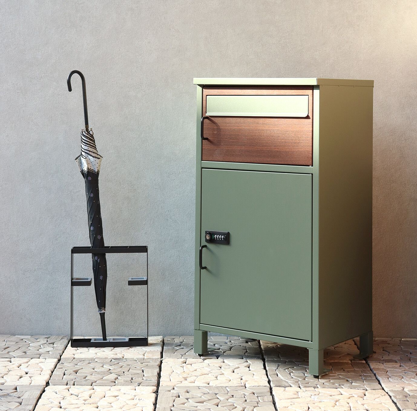  宅配ボックス付ポスト Bartolo バルトロ その他 キッチン 日用品 その他