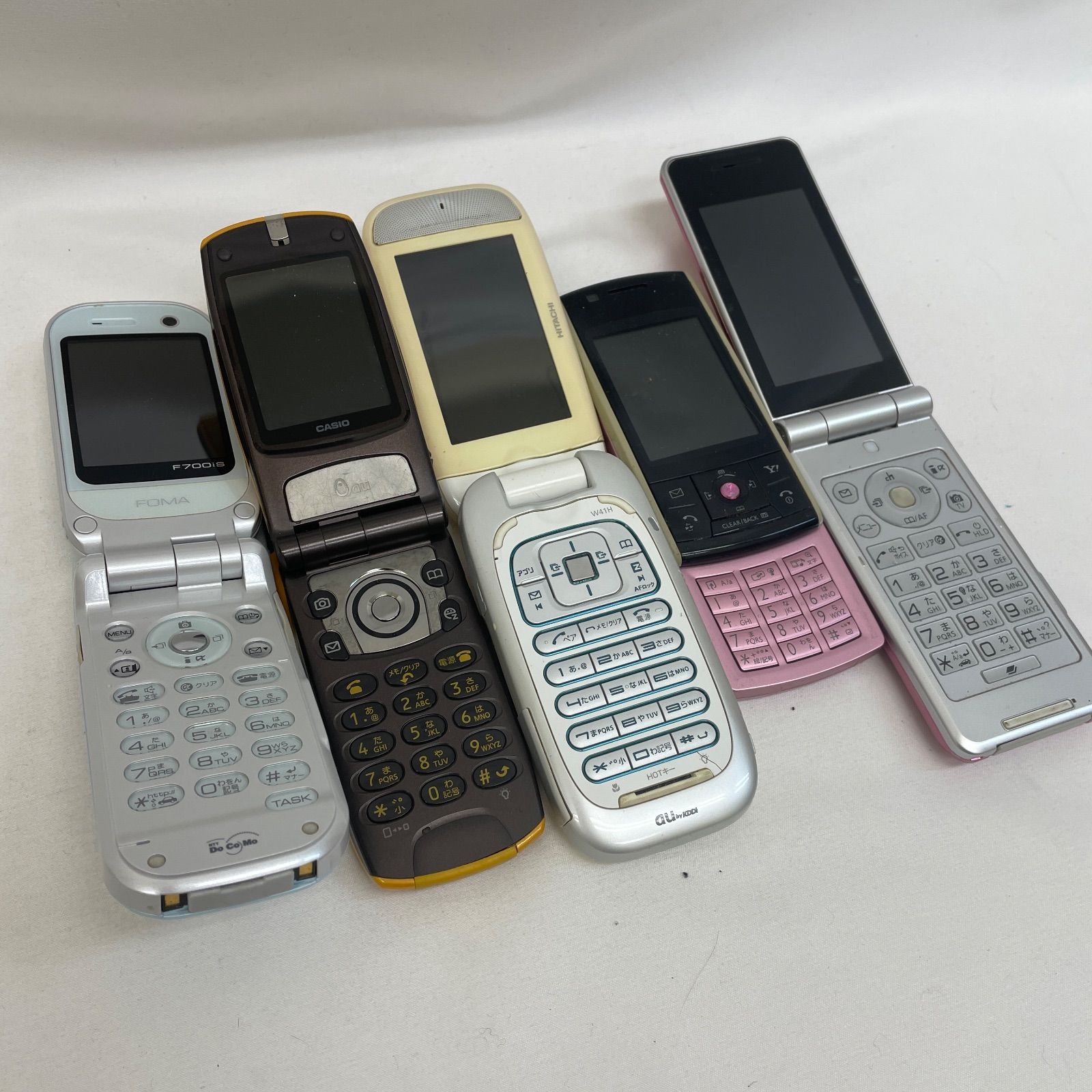 K【ジャンク】ガラケーまとめ売り 5台セット - メルカリ