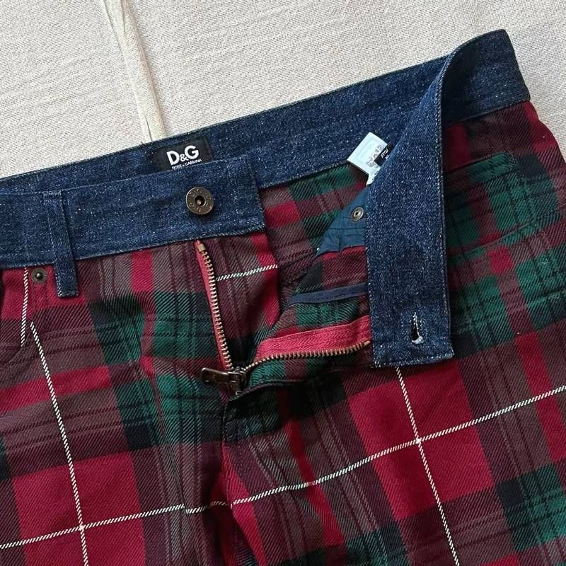 イタリア製 archive D&G ドルチェ&ガッバーナ 大判タータンチェック