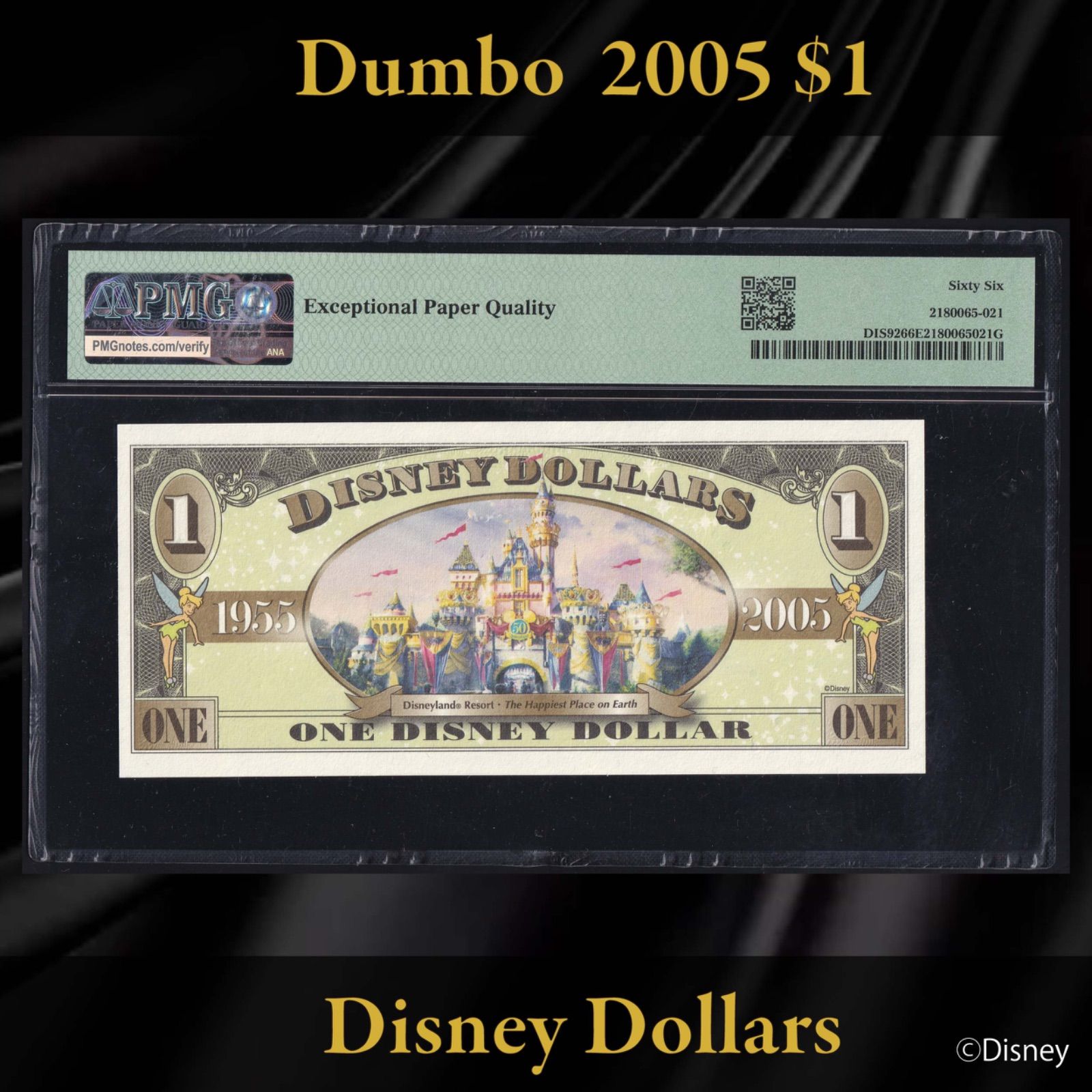 ディズニーダラー 2005年 1ドル ダンボ／Disneyland Resort シリーズA