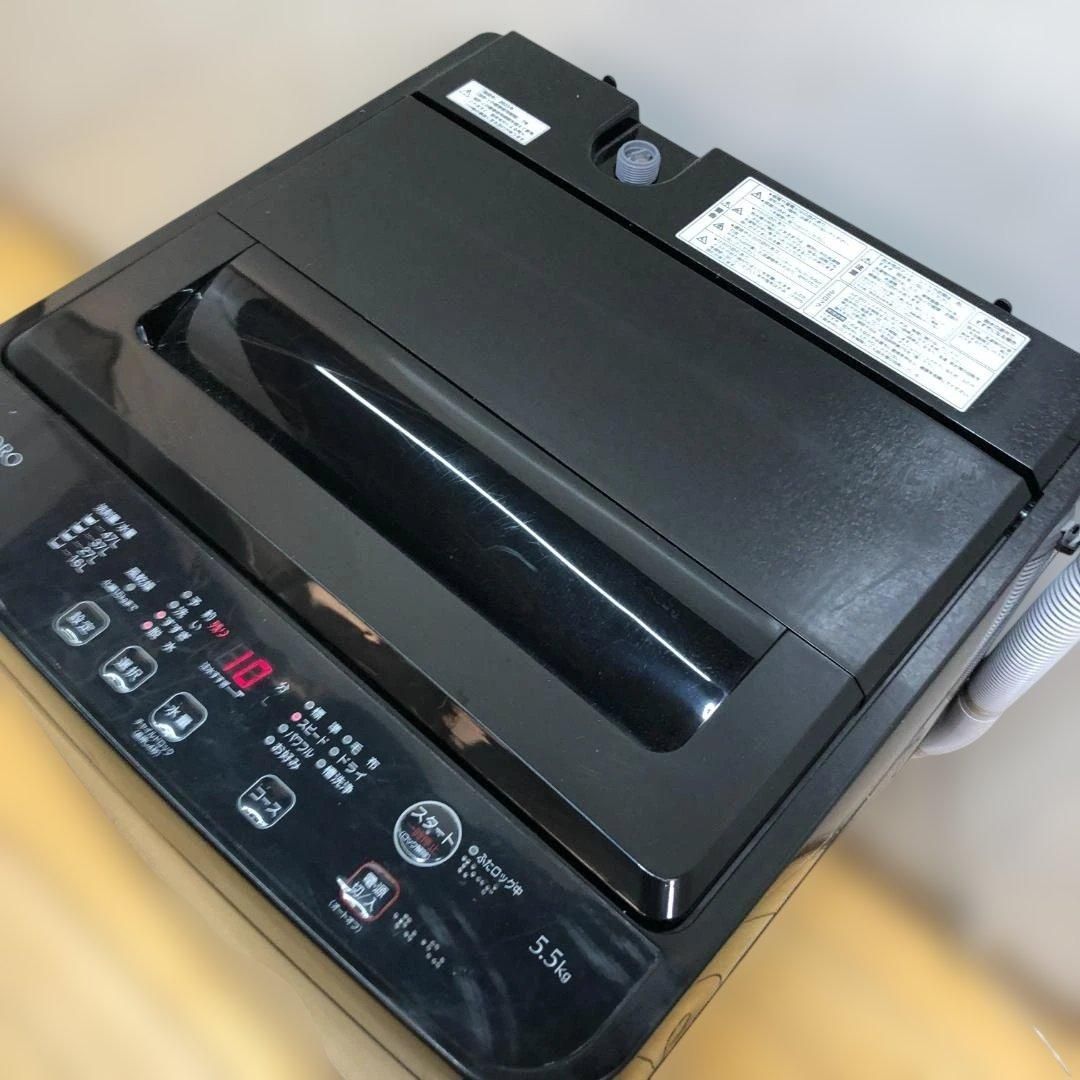 2023年製 RORO 全自動洗濯機 YAMADA ヤマダ電機 YWM-T55LK 家電製品