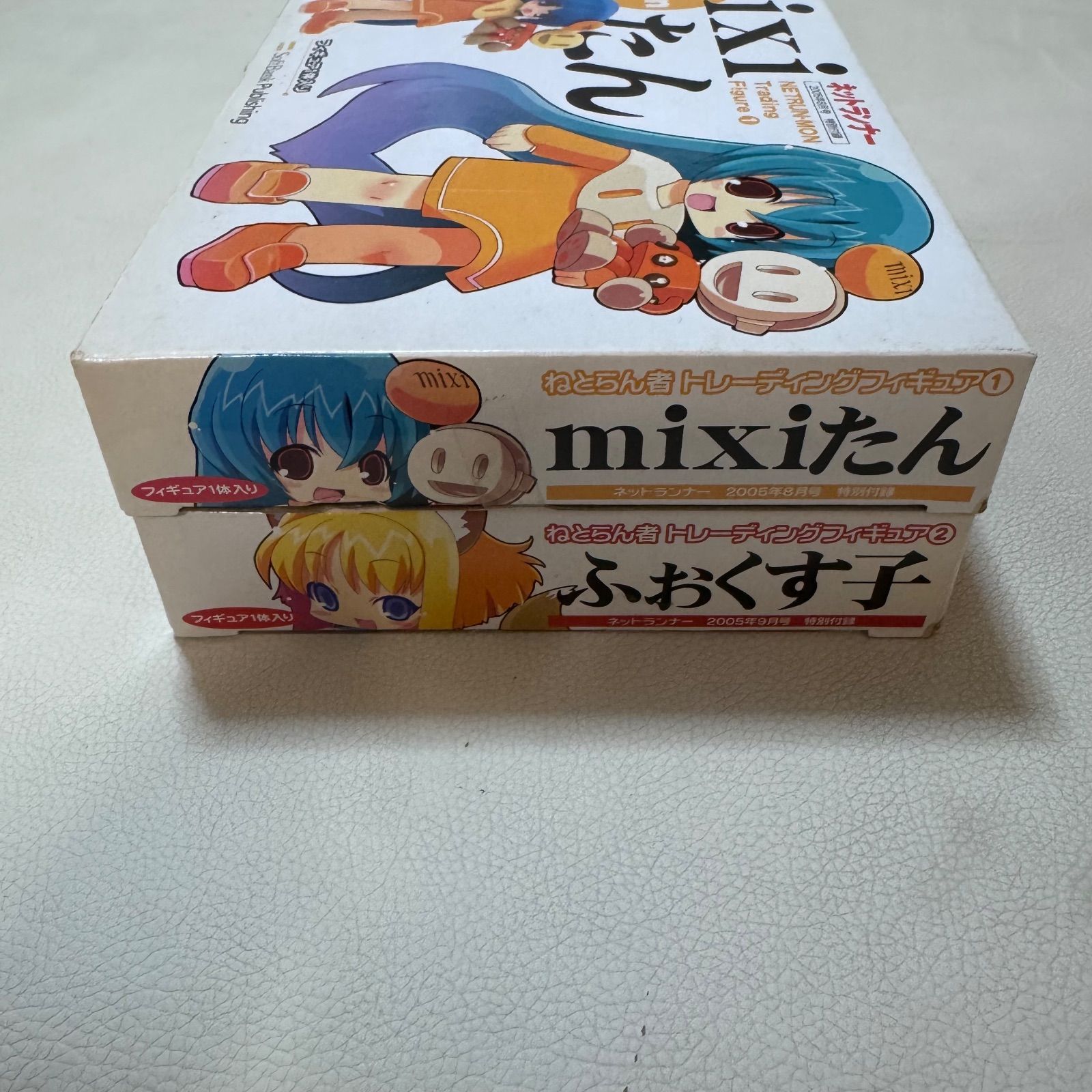 ネットランナー ねとらん者フィギュア ふぉくす子 mixiたん 未開封品