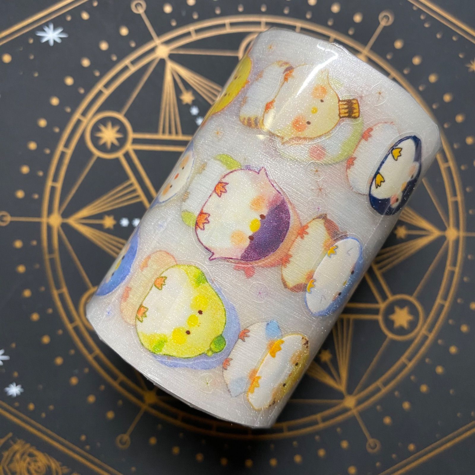 8944】海外 マステ 5m巻 PETラメ加工 カッティングマスキングテープ