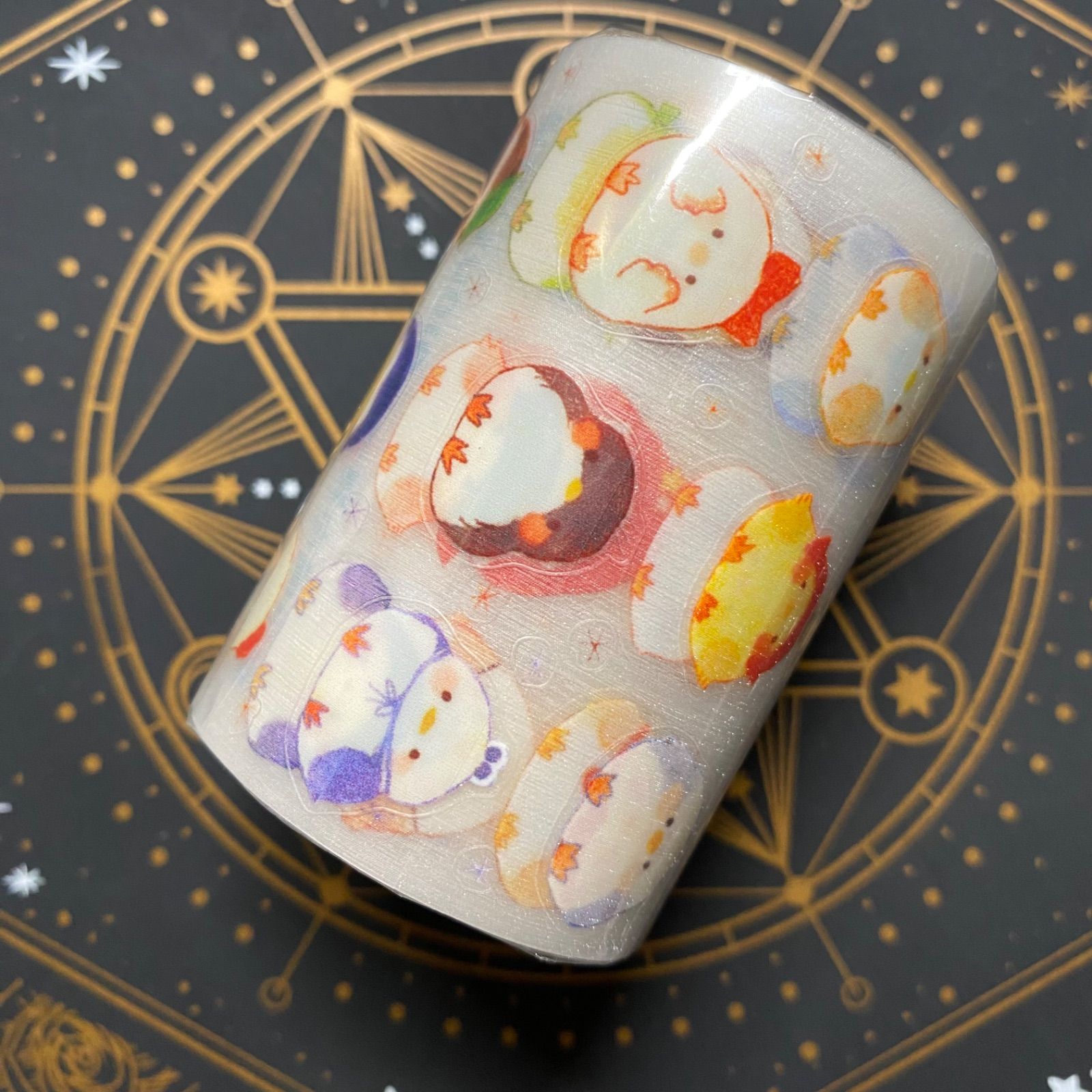 8944】海外 マステ 5m巻 PETラメ加工 カッティングマスキングテープ