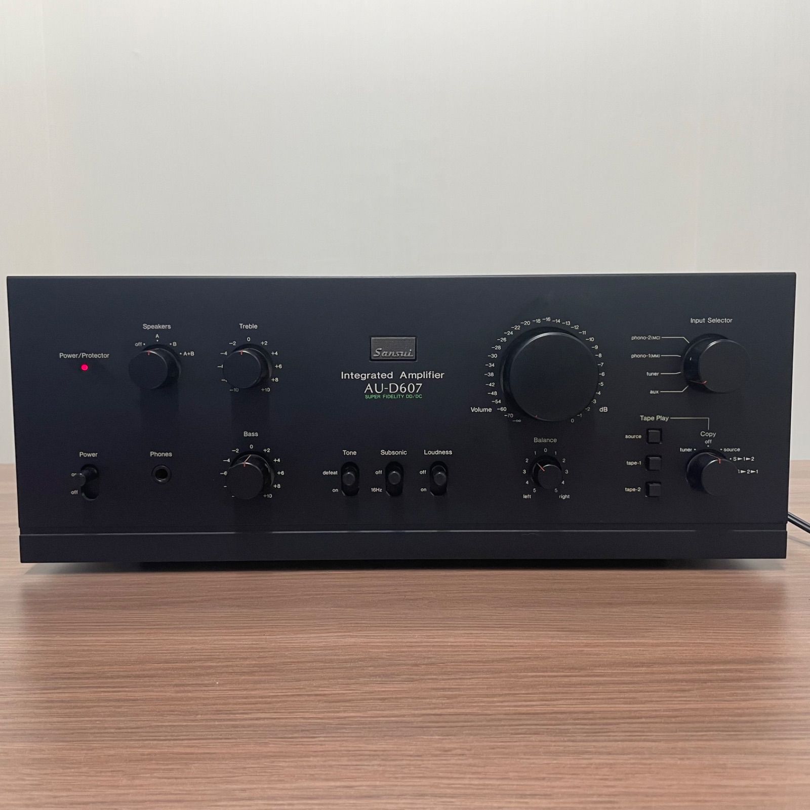商品486】サンスイ（Sansui）プリメインアンプ「AU-D607」 - メルカリ