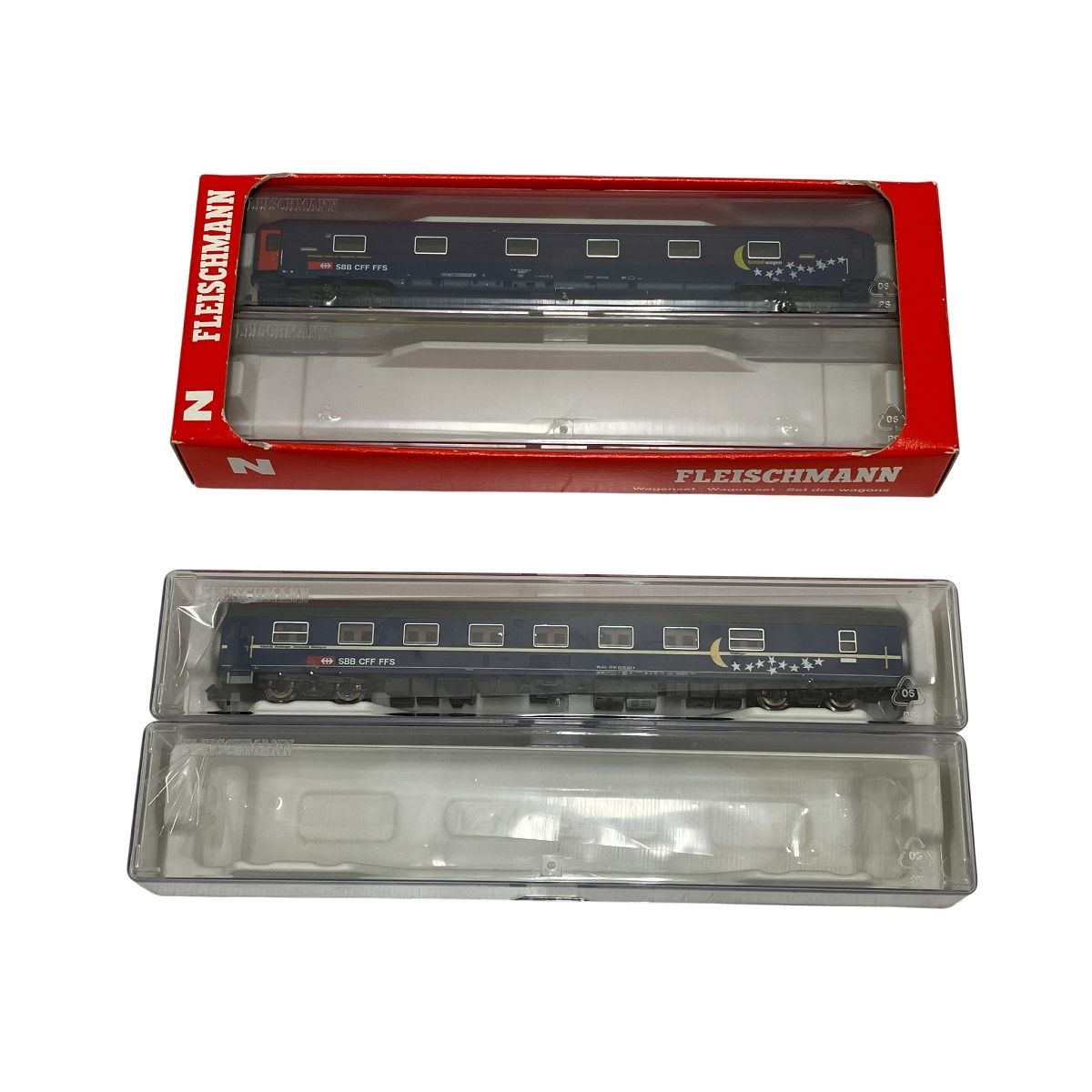 FLEISCHMANN 864702 860709x2 フライシュマン スイス連邦鉄道 寝台車 N