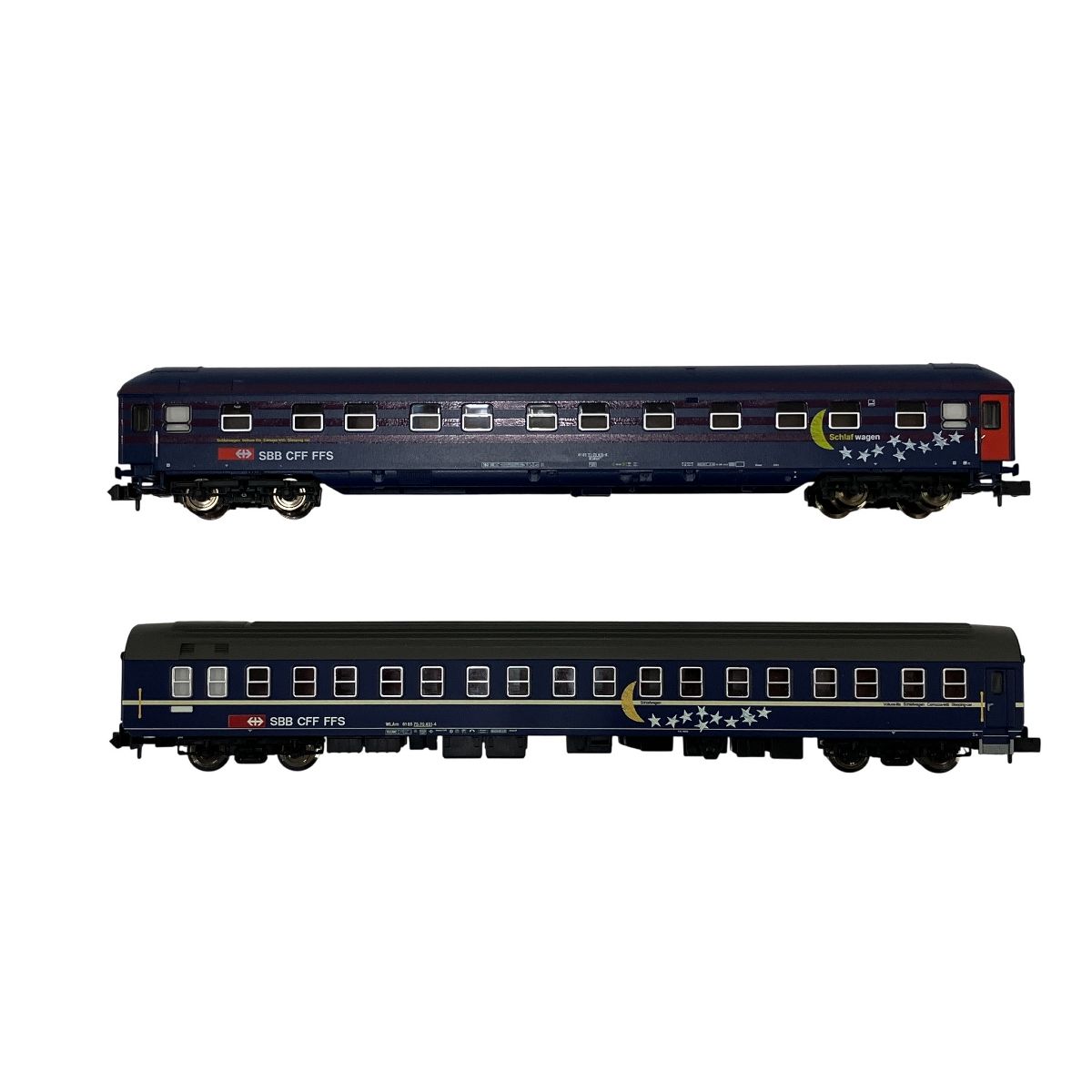 FLEISCHMANN 864702 860709x2 フライシュマン スイス連邦鉄道 寝台車 N